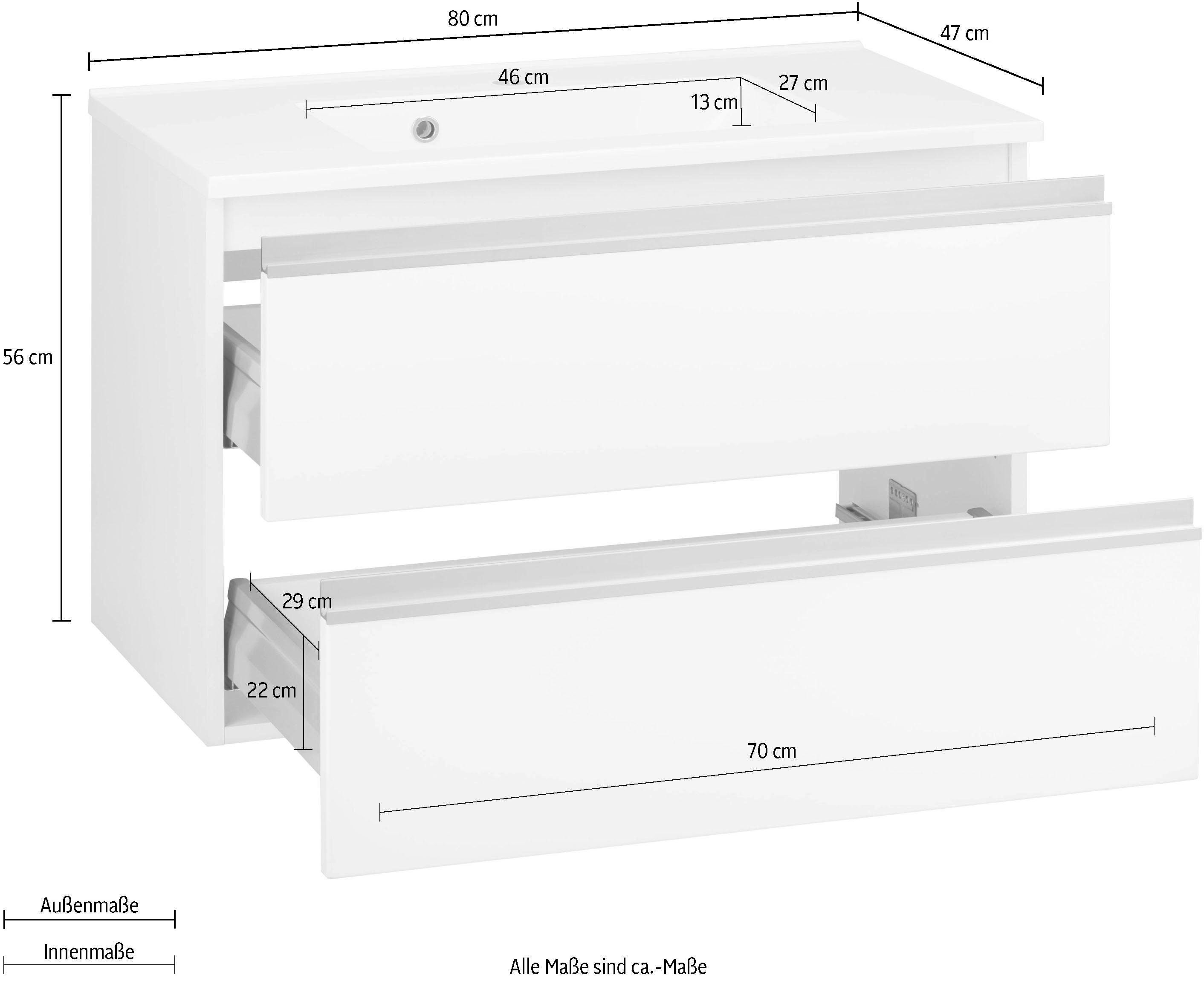 welltime Wastafelonderkast Ohio