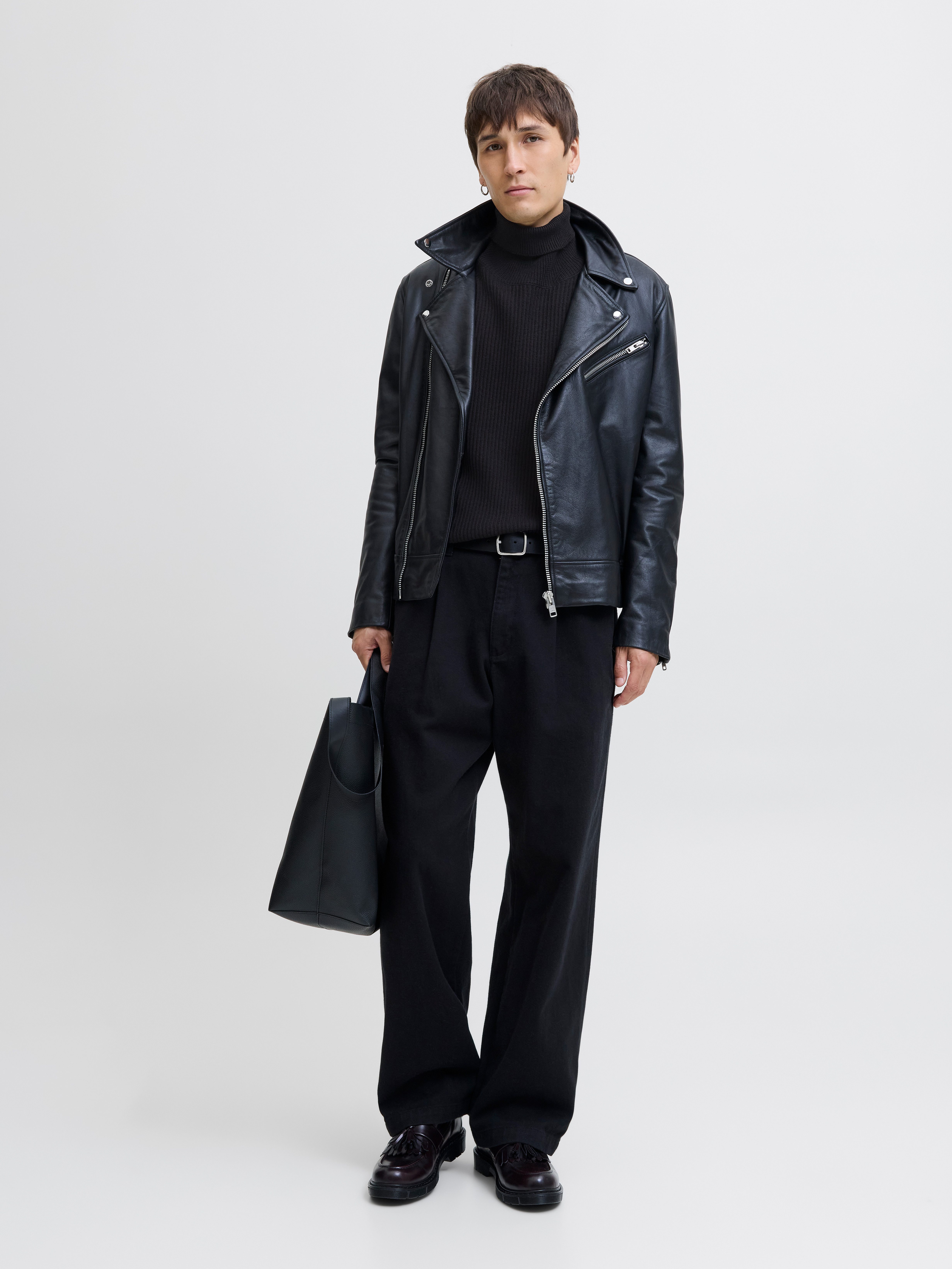Jack & Jones Coltrui JJPANNEL KNIT ROLL NECK AW25