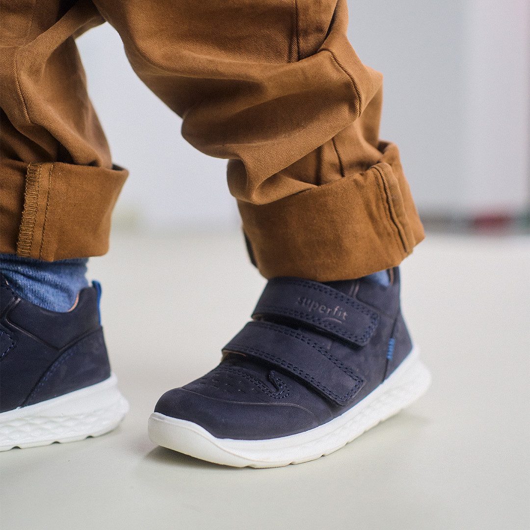 Superfit Klittenbandschoenen BREEZE WMS: middel Sneaker met halfhoge schacht, maat sjabloon om te downloaden