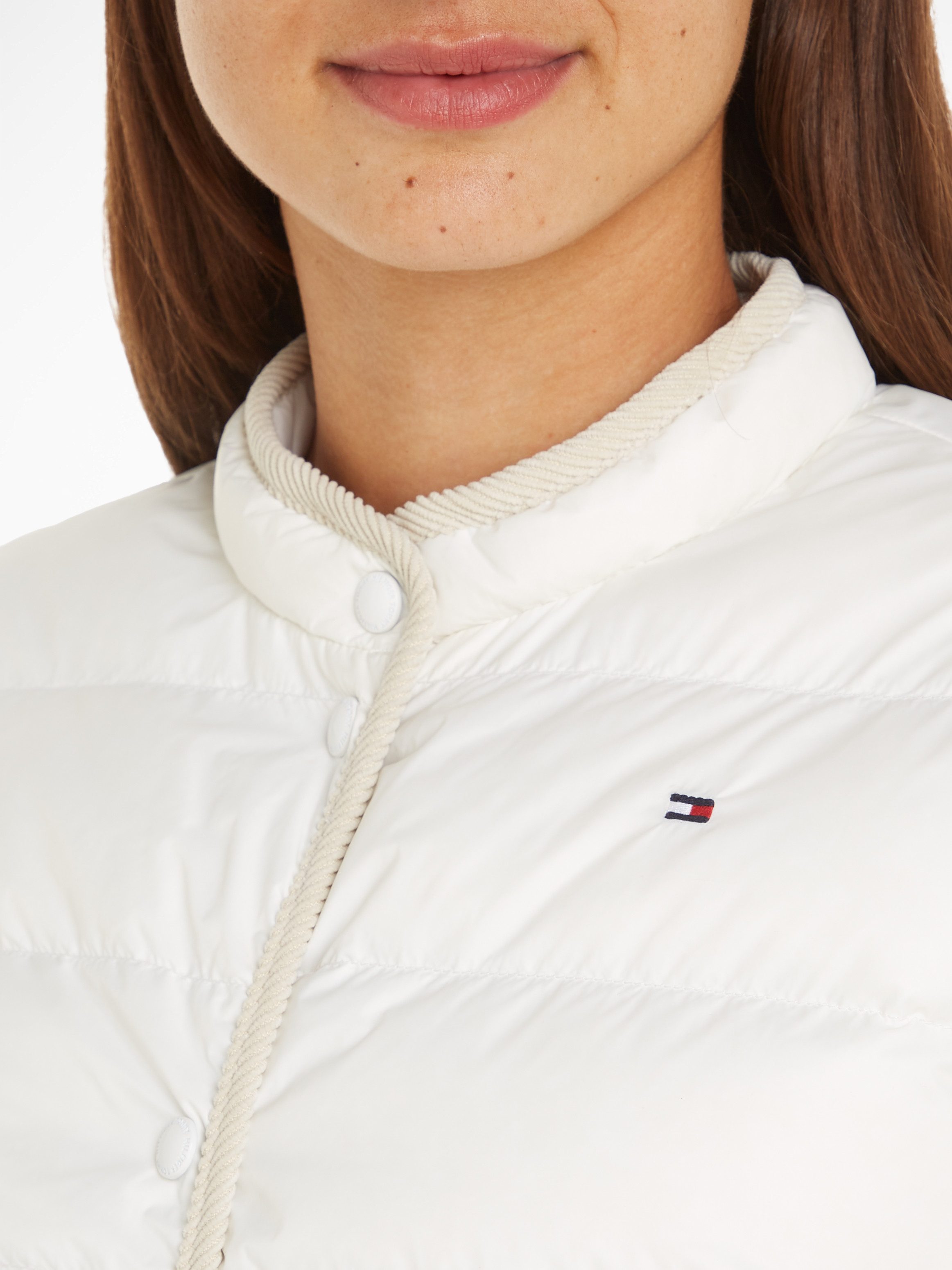 Tommy Hilfiger Gewatteerde jas LW DOWN COLLARLESS JACKET