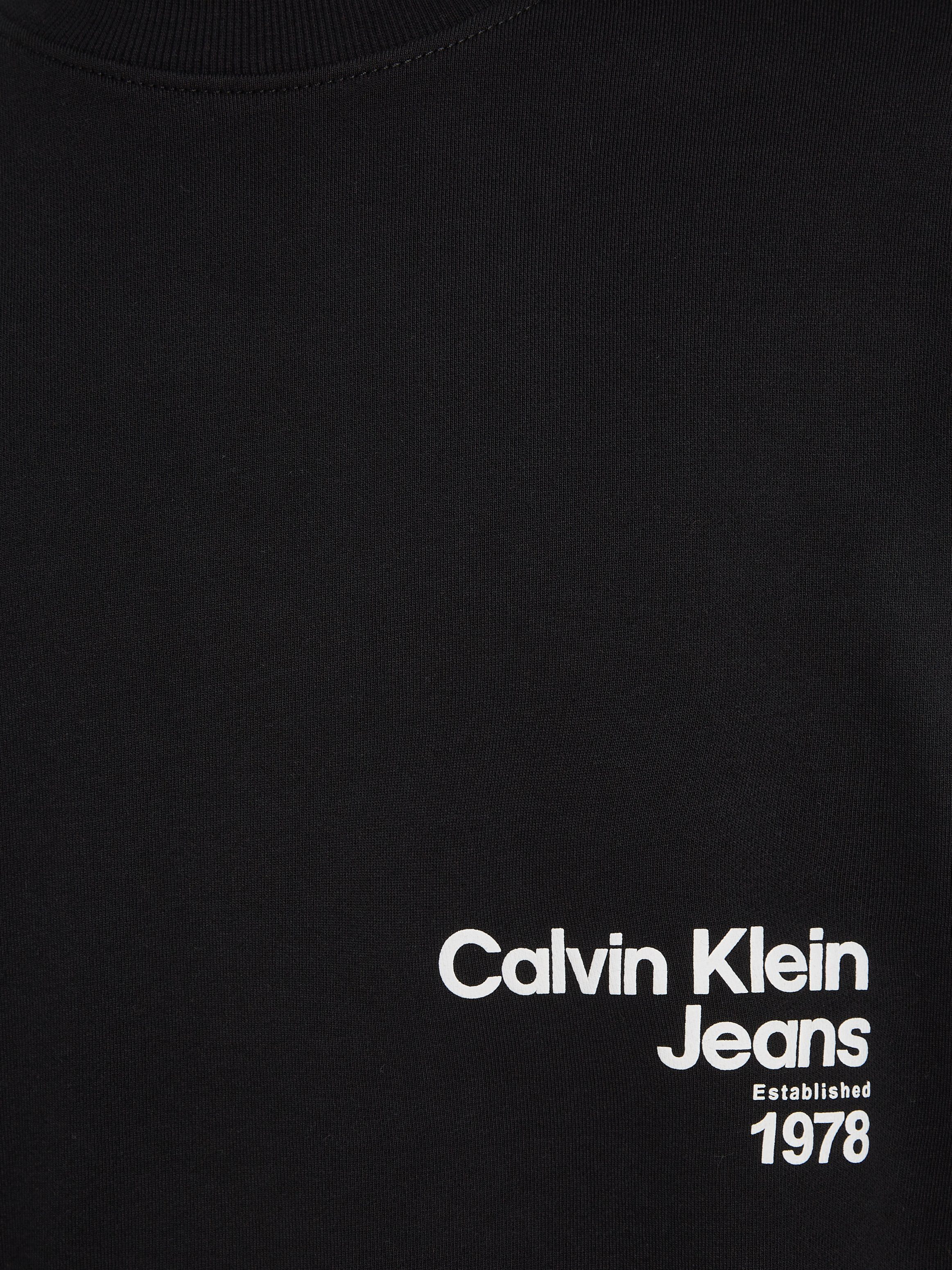 Calvin Klein Sweatshirt DIFFUSED LOGO CREW NECK