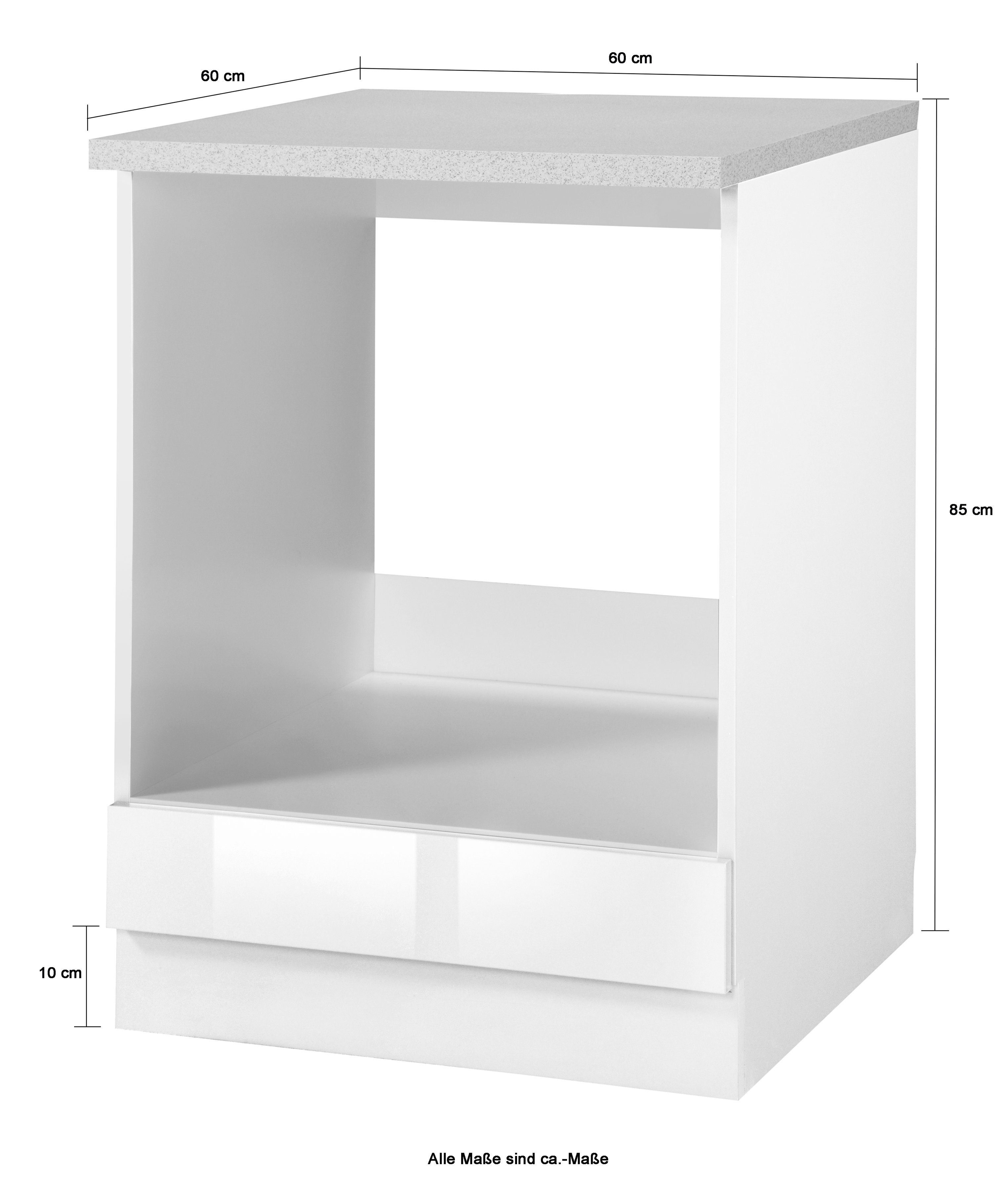 wiho Küchen Ombouwkast voor oven Chicago 60 cm breed