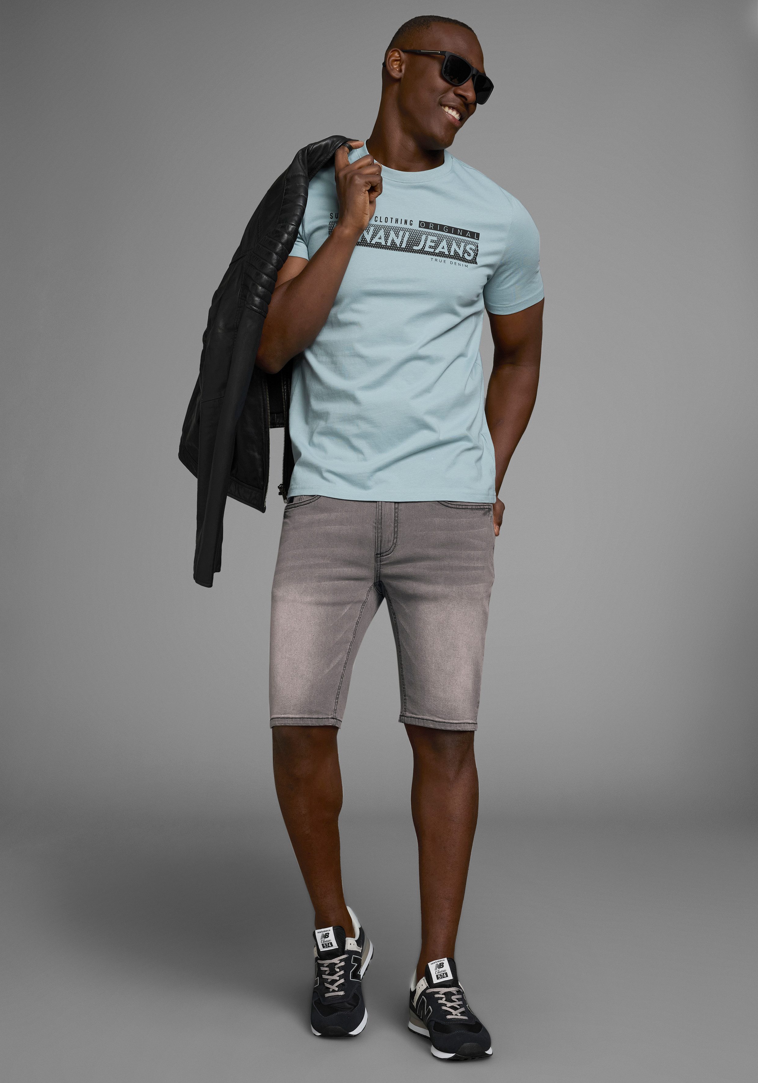 Bruno Banani Jeansshort Hutch-Shorts lage taillehoogte