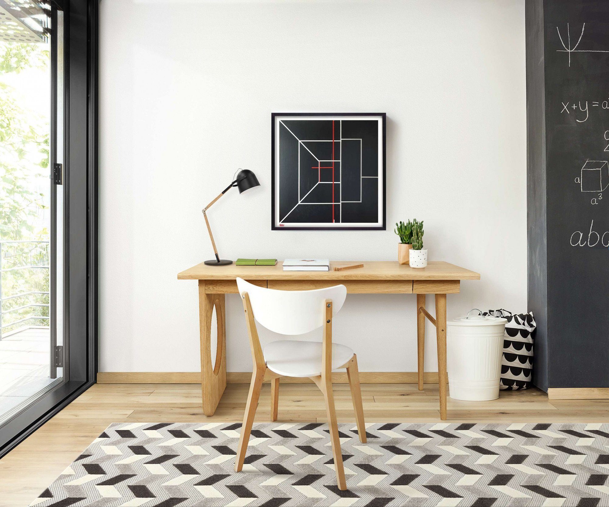 Woodman Bureau BAU bijzonder design, breedte 140 cm