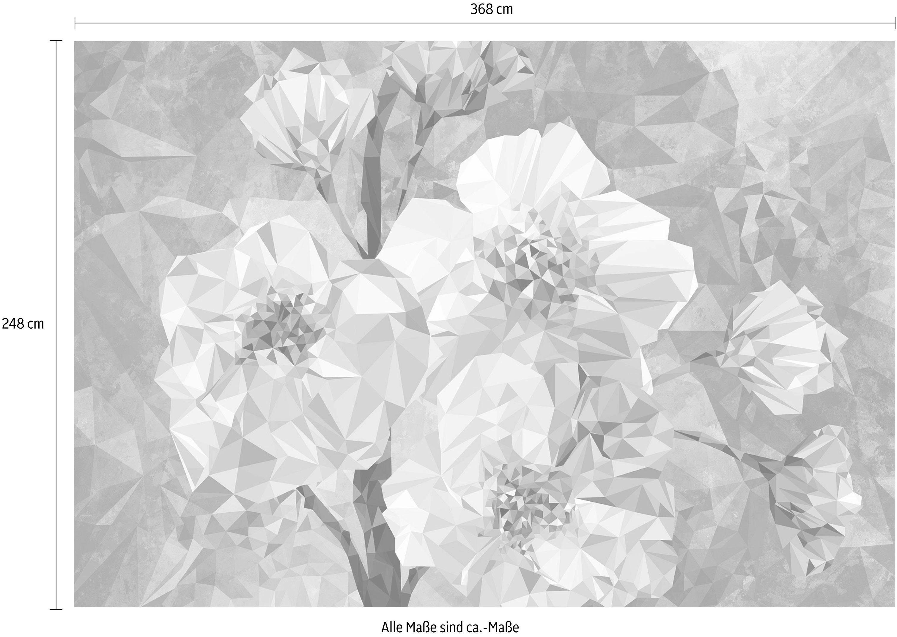 Komar Vliesbehang Vlies - Blooming Gems - Afmeting 368 x 248 cm