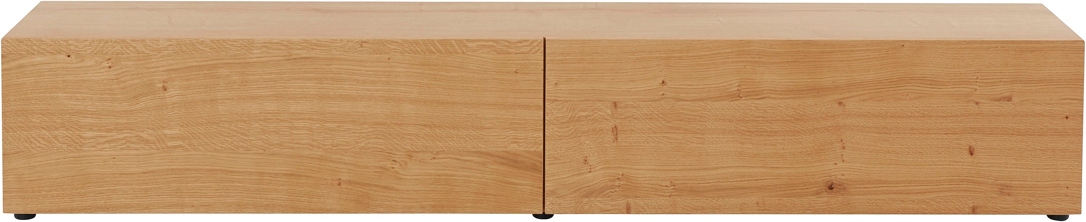 VOGL Möbelfabrik Tv-meubel 1237 Breedte 184 cm, hangend en staand, front van gefineerd eiken