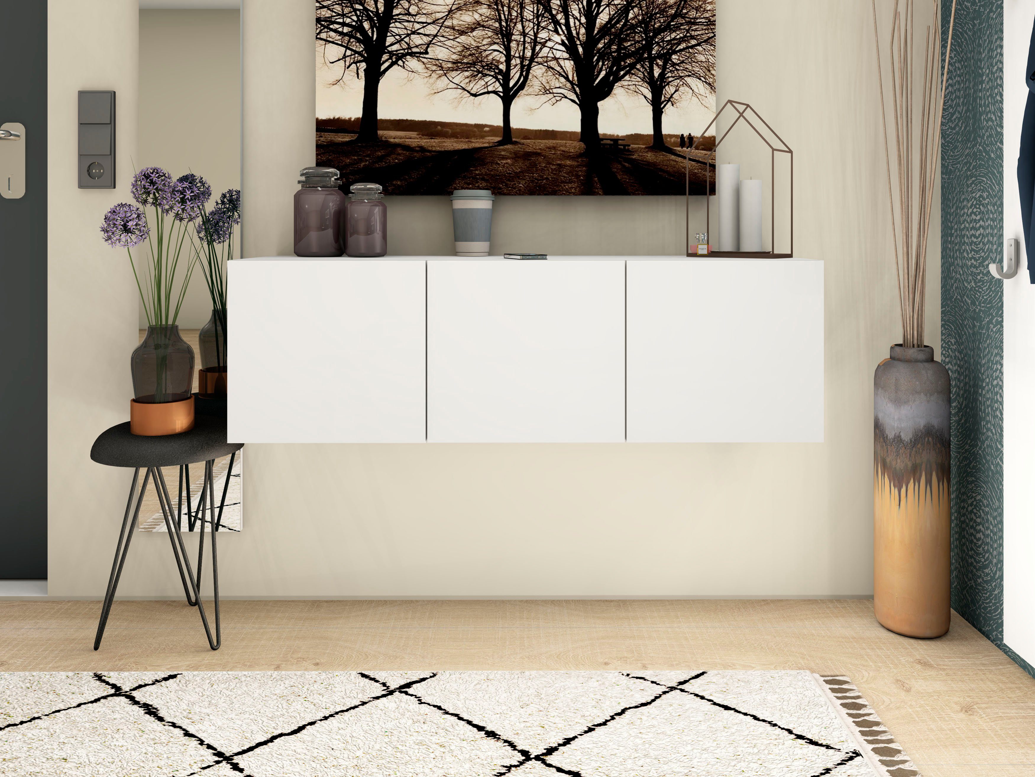 borchardt Möbel Tv-meubel Vaasa Breedte 114 cm, alleen hangend