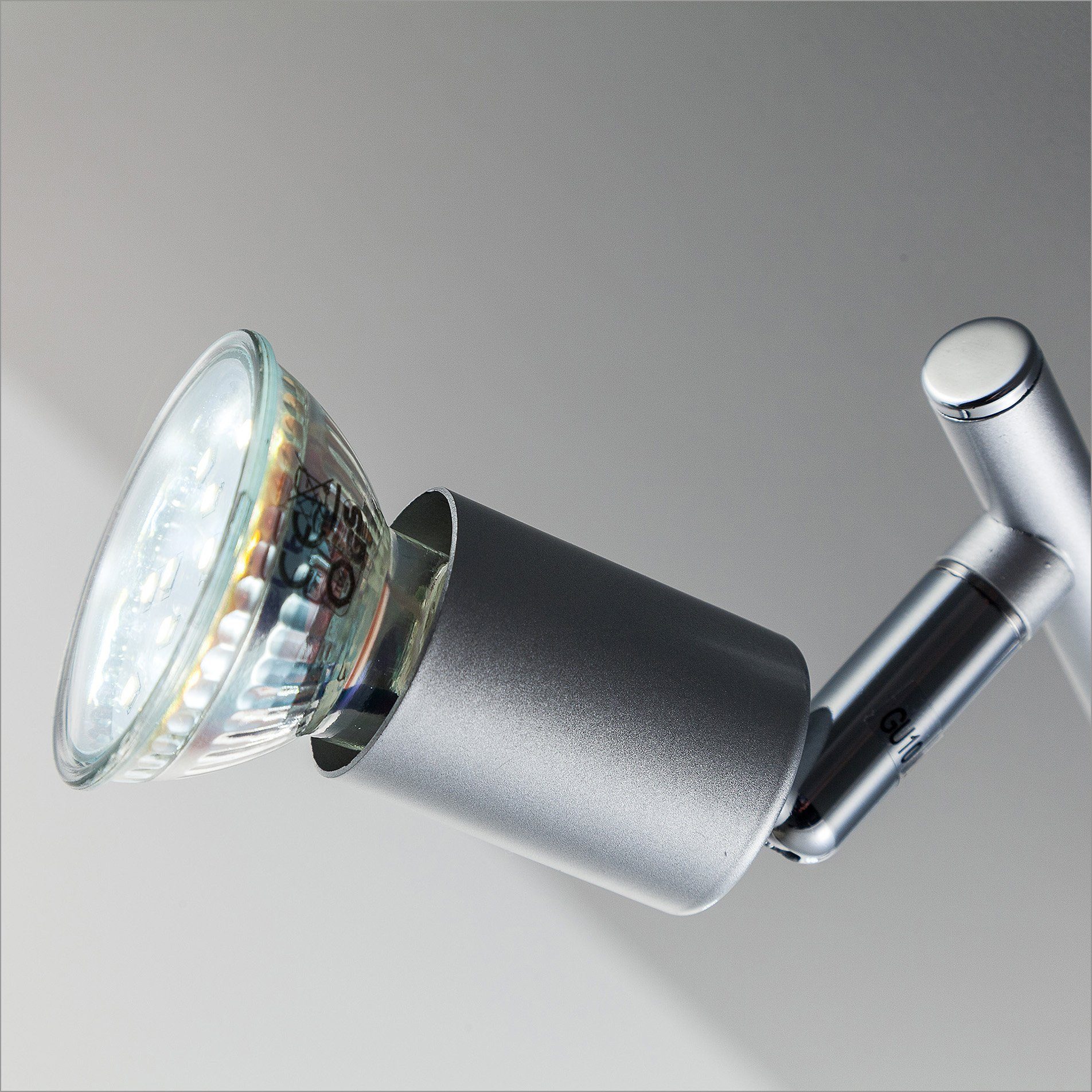 B.K.Licht Led-plafondlamp LED plafondlamp woonkamer draaibaar incl. 3W 250lm GU10 plafondspot