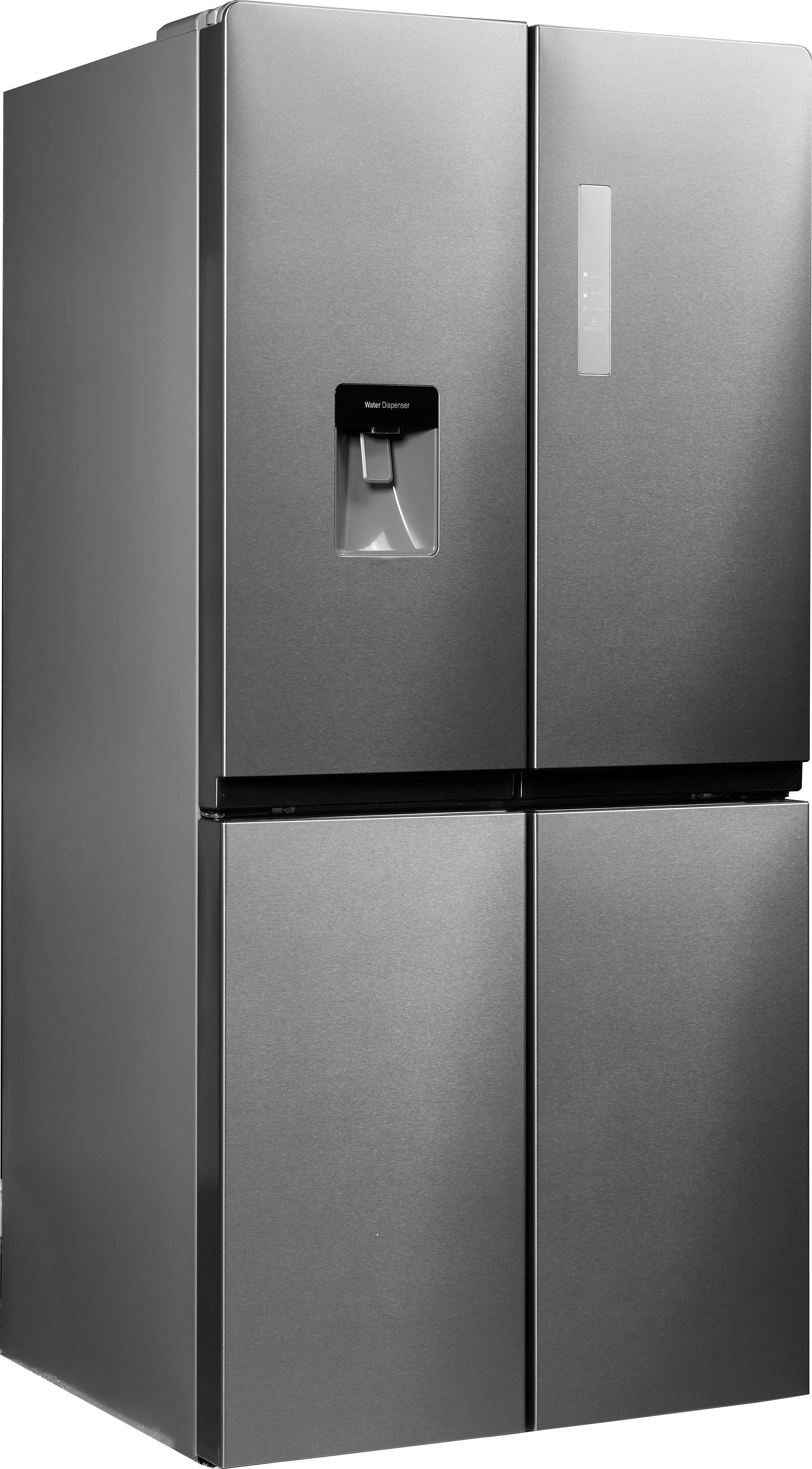 Hanseatic MultiDoor HCD17884EI NoFrost, waterdispenser, FreshZone, vakantiemodus, display