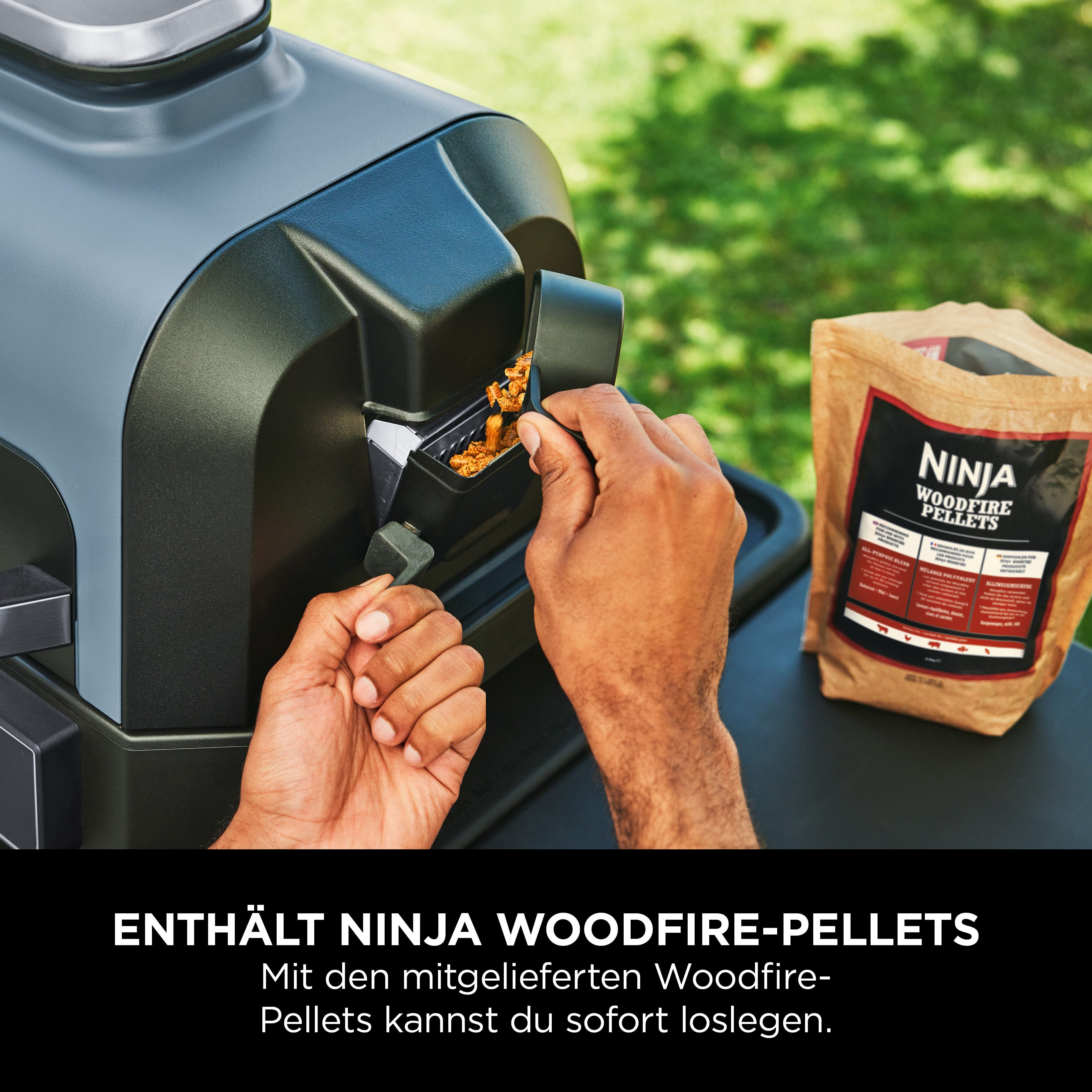 NINJA Tafelgrill Woodfire Pro Connect XL OG901EU