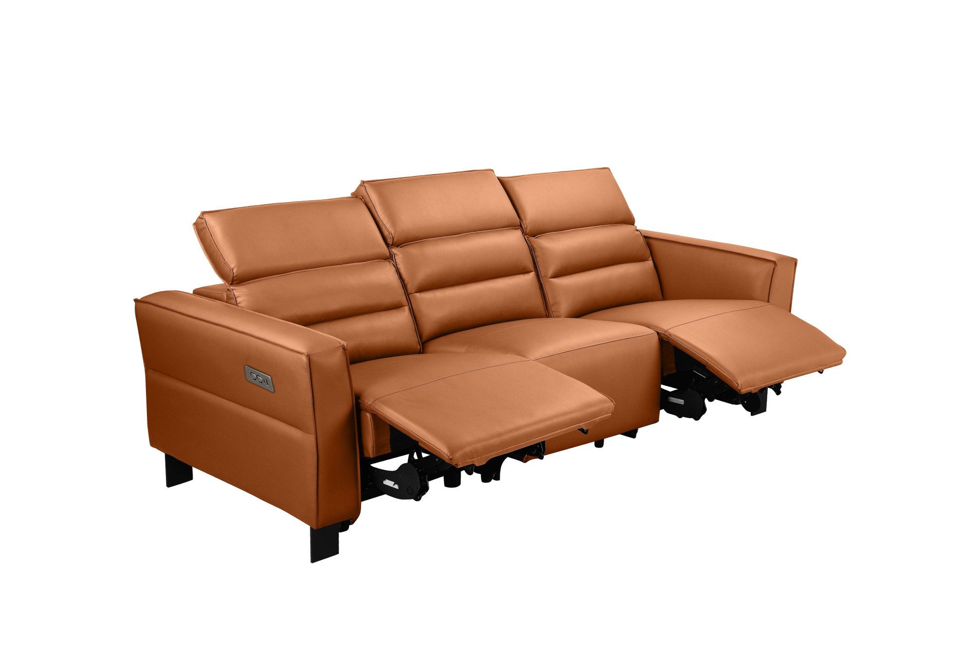 Places of Style 3-zitsbank Carpari, 224 cm, handmatige of elektrische relaxfunctie in 2 zitplaatsen