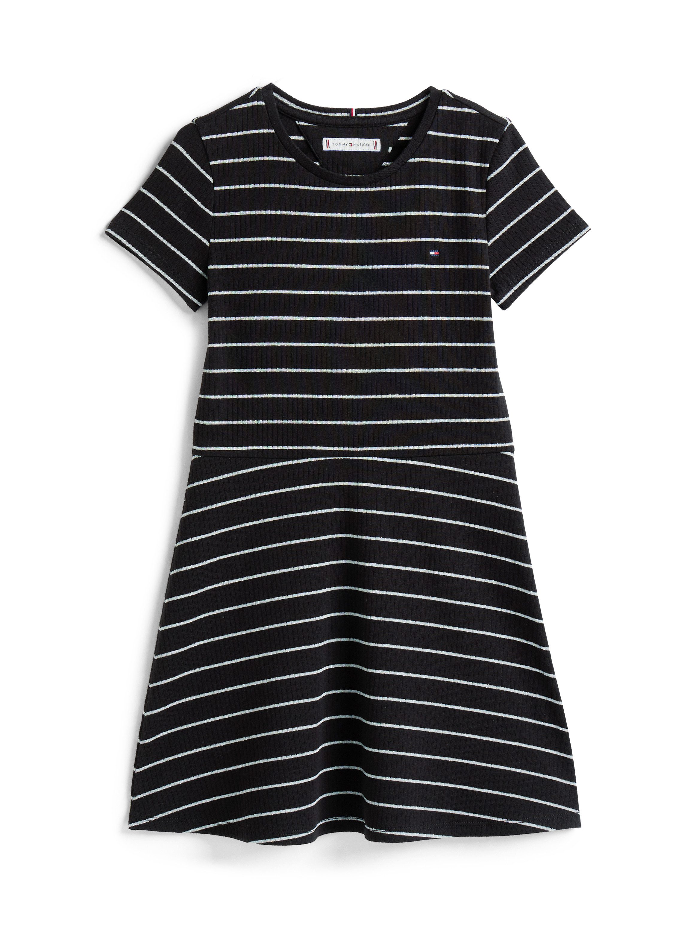Tommy Hilfiger Skaterjurk LUREX SKATER DRESS S/S