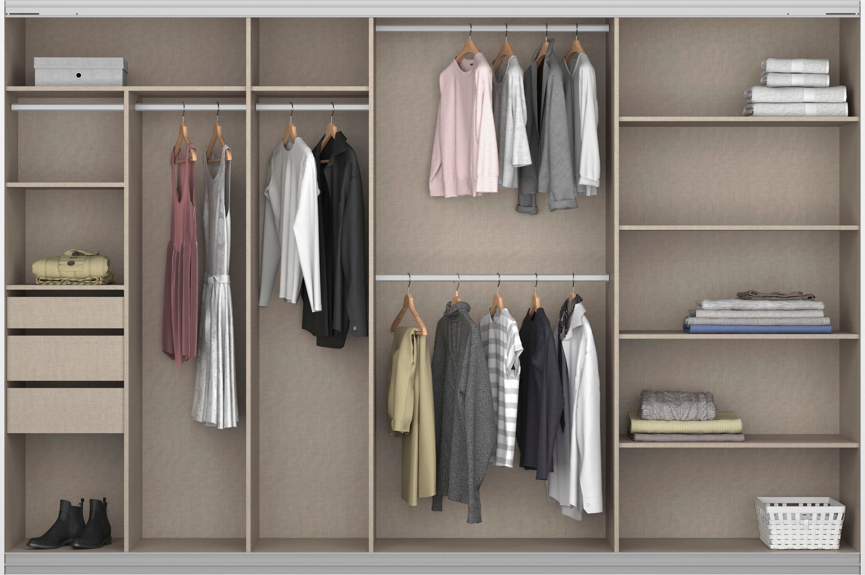 rauch Zweefdeurkast Kledingkast kast garderobe TOPSELLER OTELI incl. binnenindeling