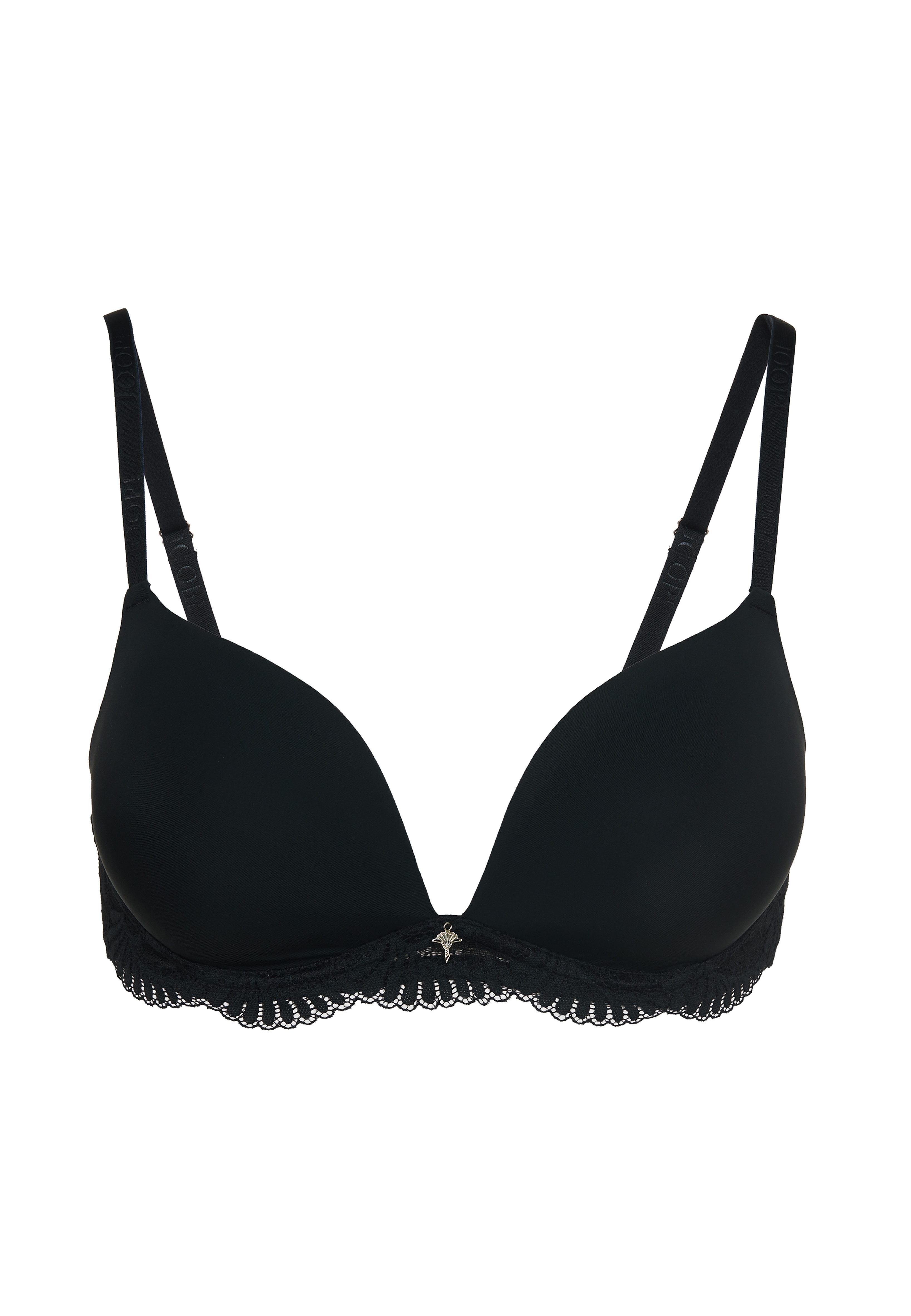 JOOP! Push-up-bh Beautiful fijne kanten rand, elastisch, licht gevoerd, zonder beugel