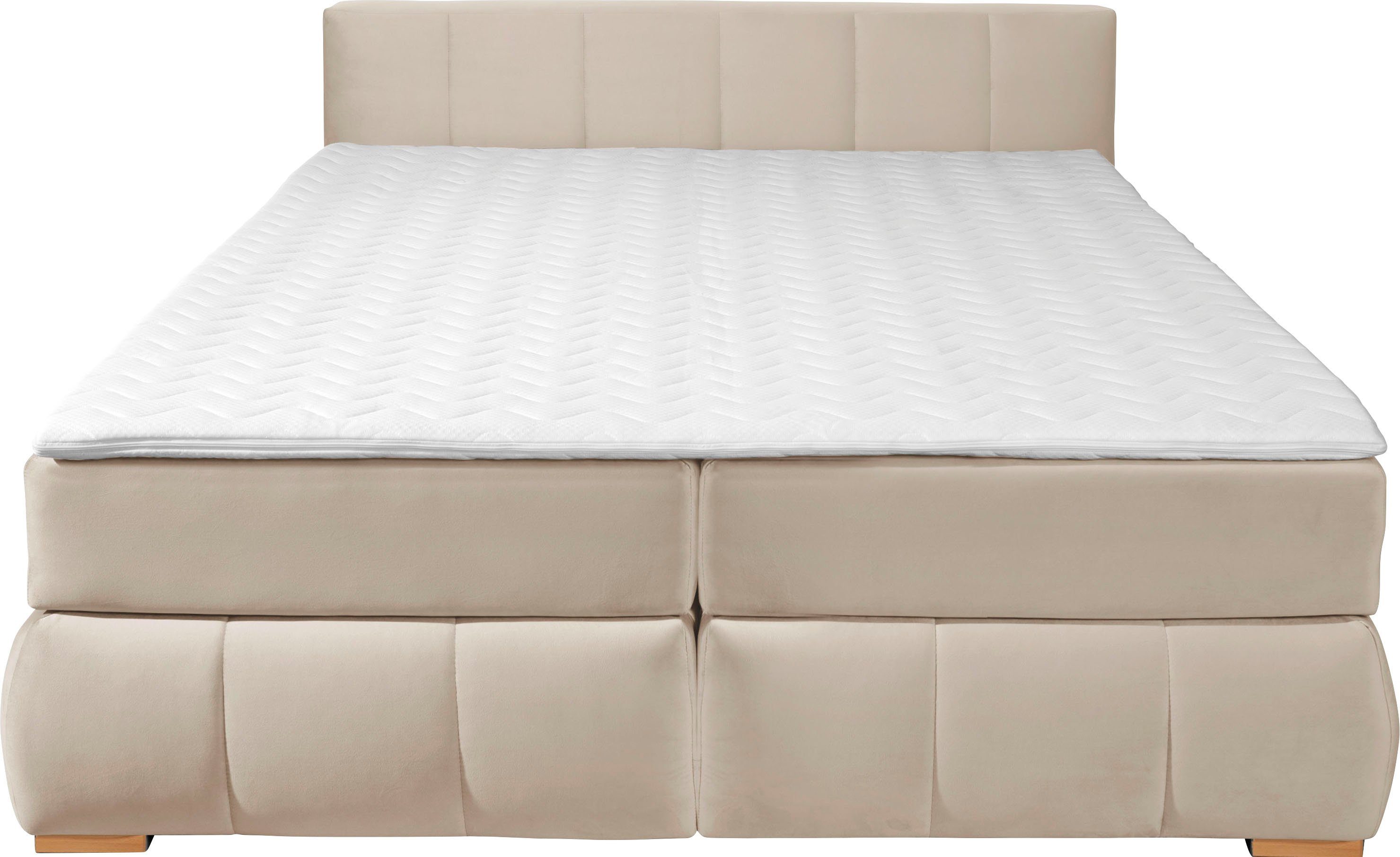 Guido Maria Kretschmer Home&Living Boxspring Chelles incl. koudschuim matrastopper, in 5 breedtes en 3 matrastypes