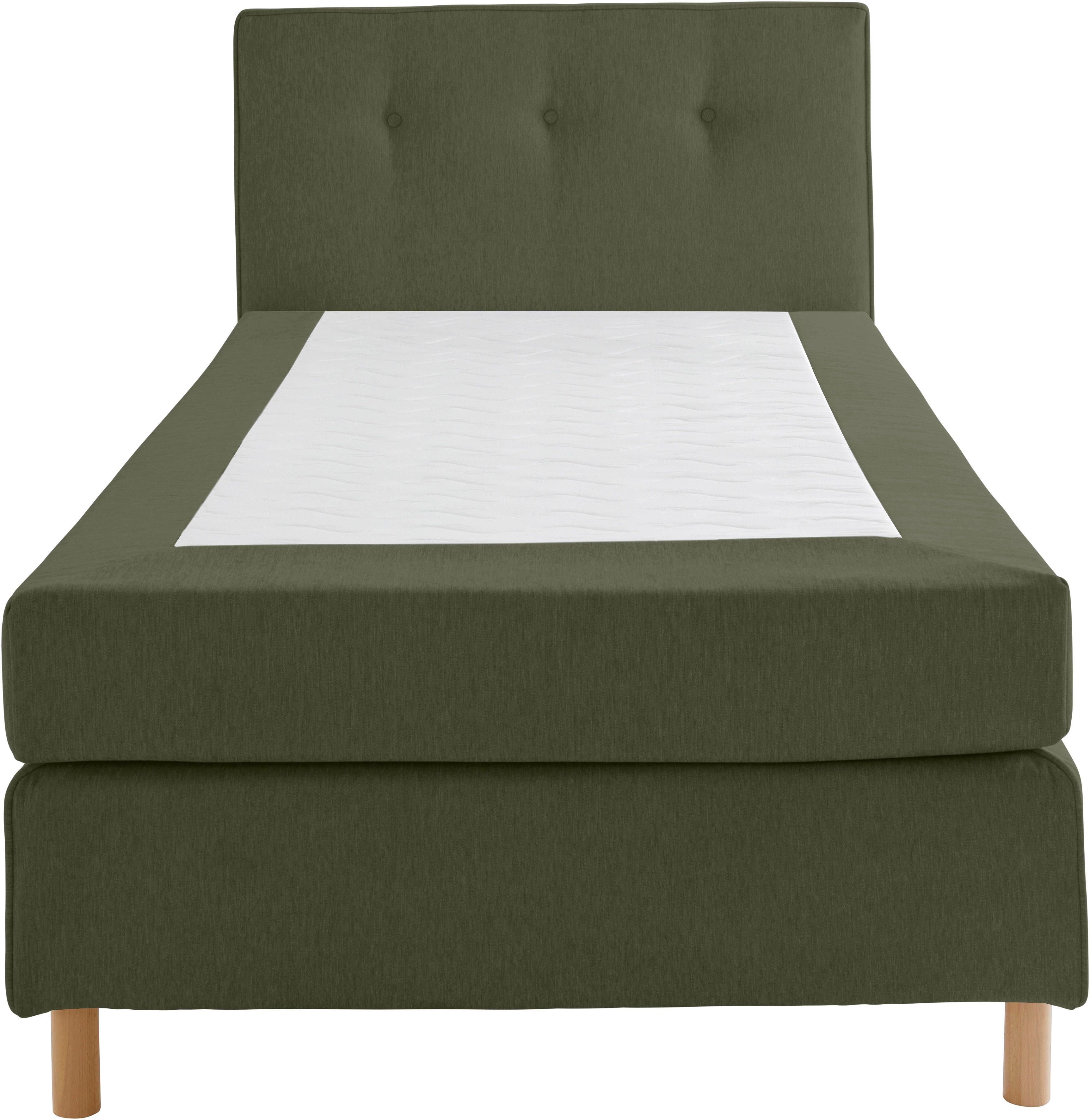 Home affaire Boxspring Heimatblick 100x200cm naar wens uitbreidbaar naar dubbel- en familiebest