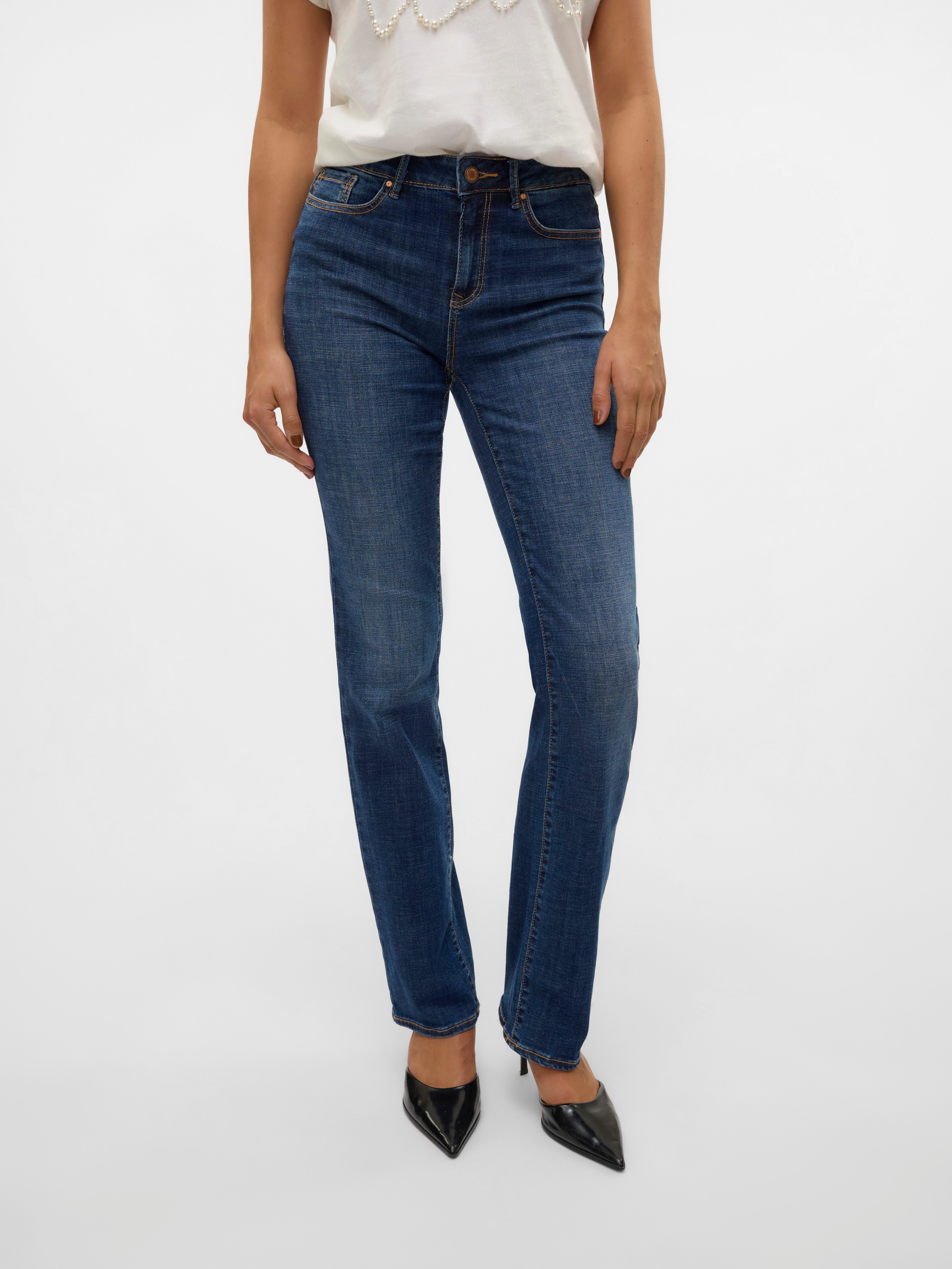 Vero Moda Straight jeans VMFLASH MR STRAIGHT JEANS LI3300 GA NOOS