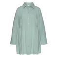 boysen's lange blouse met plooi opzij nieuwe collectie groen