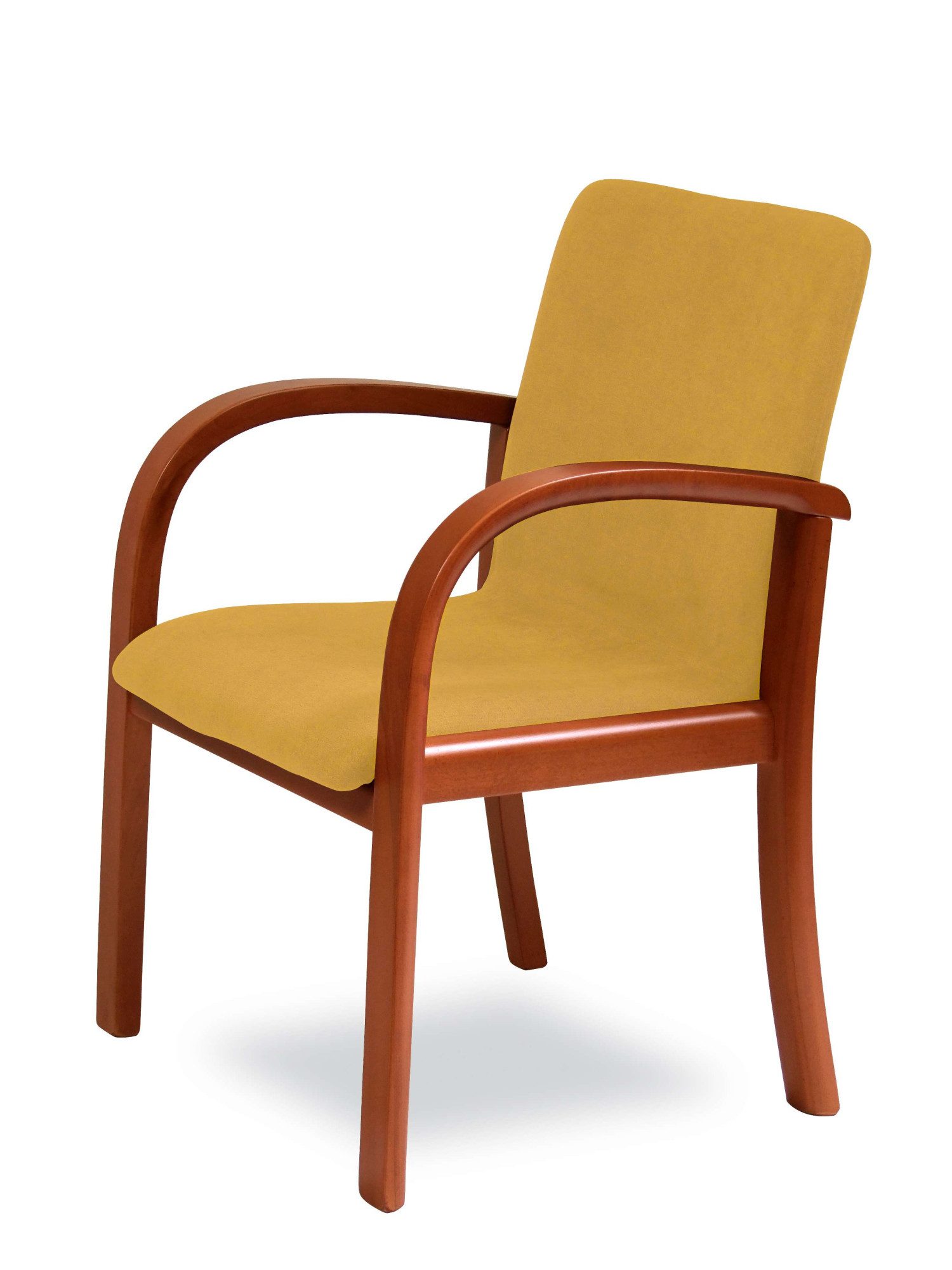 Home affaire Eetkamerstoel LINA707 Extra-comfort, vlekbestendig weefsel, massief hout (1 stuk)