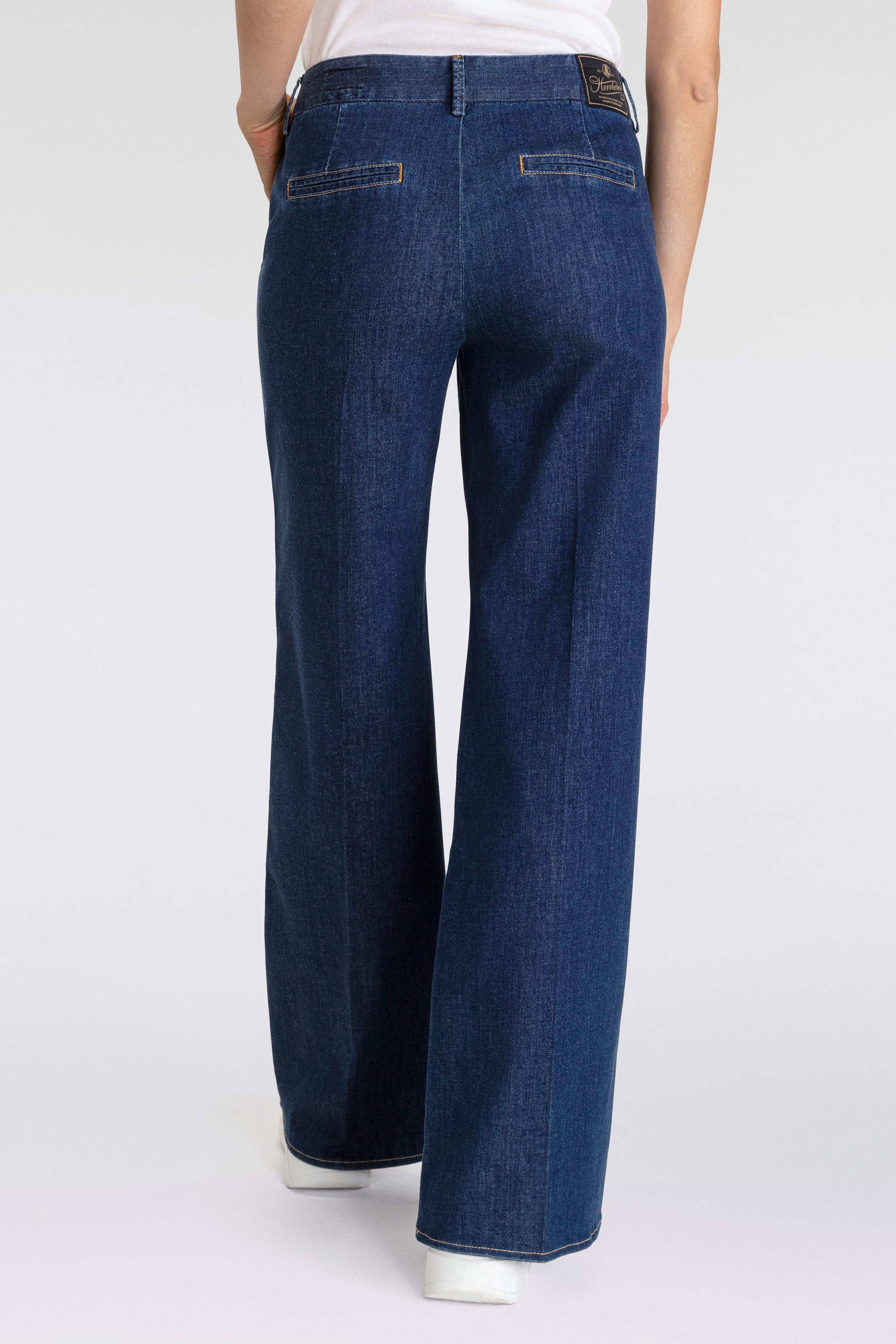Herrlicher Wijd uitlopende jeans Lovely Flared Recycled Light Denim
