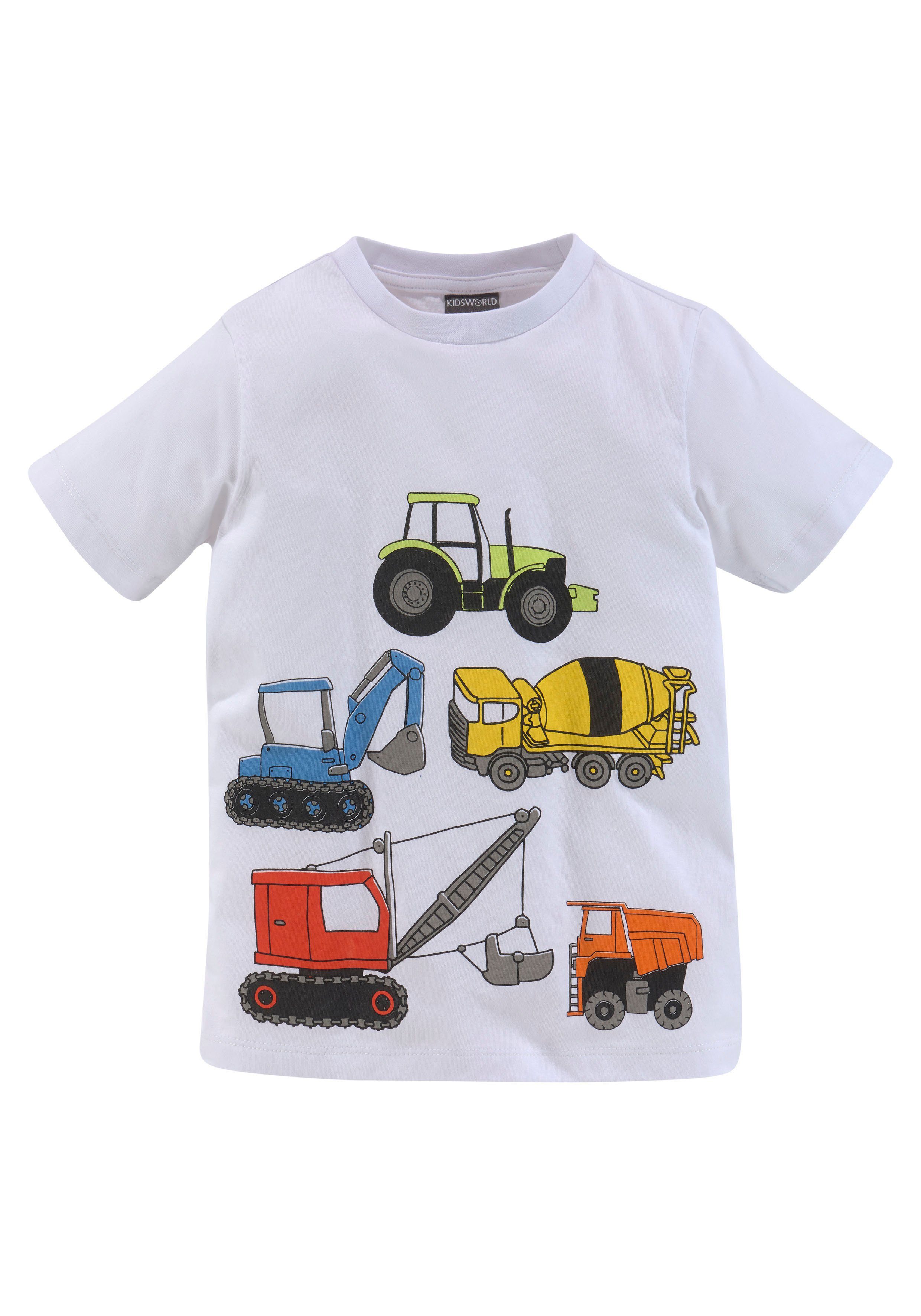 KIDSWORLD T-shirt Bagger & Co. Korte mouwen, bedrukt, ronde hals, van katoen