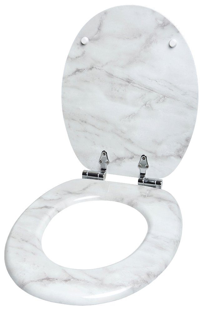 Sanilo Toiletzitting Marmer met soft-closemechanisme