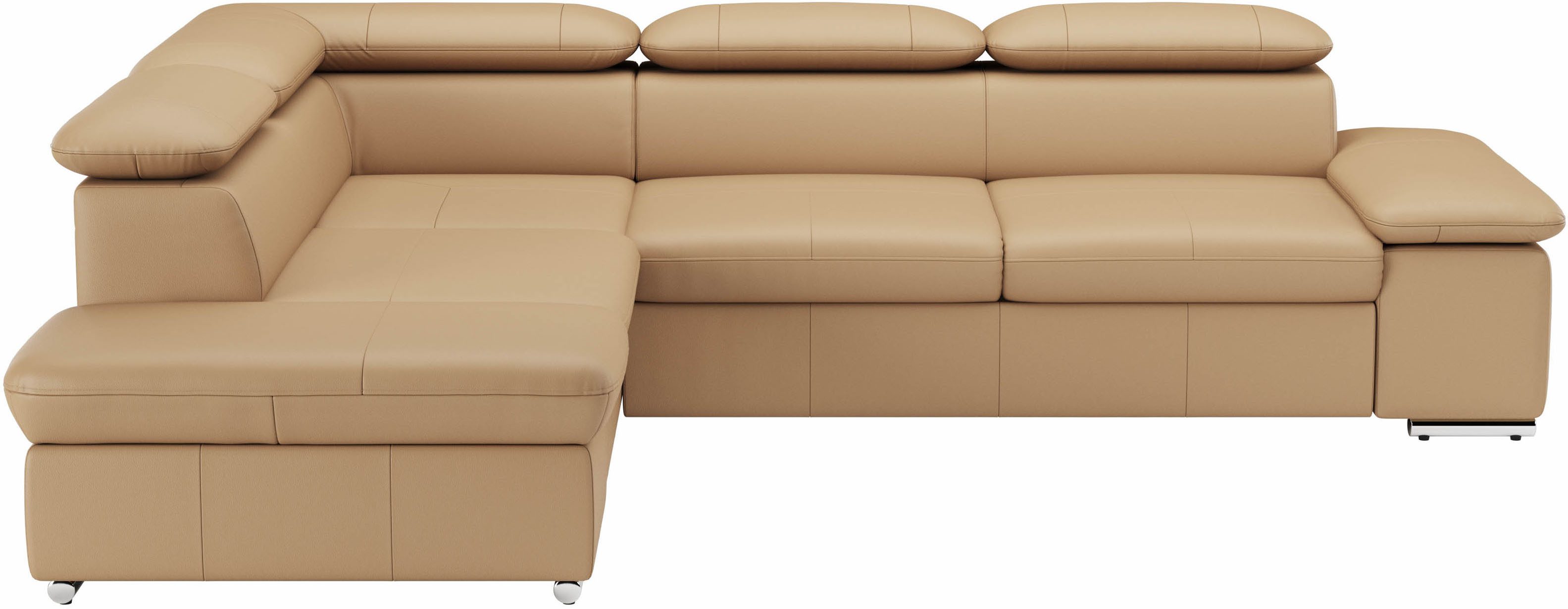 sit&more Hoekbank Valentine, L-Form, Sofa mit Armteil- & Kopfteilverstellung