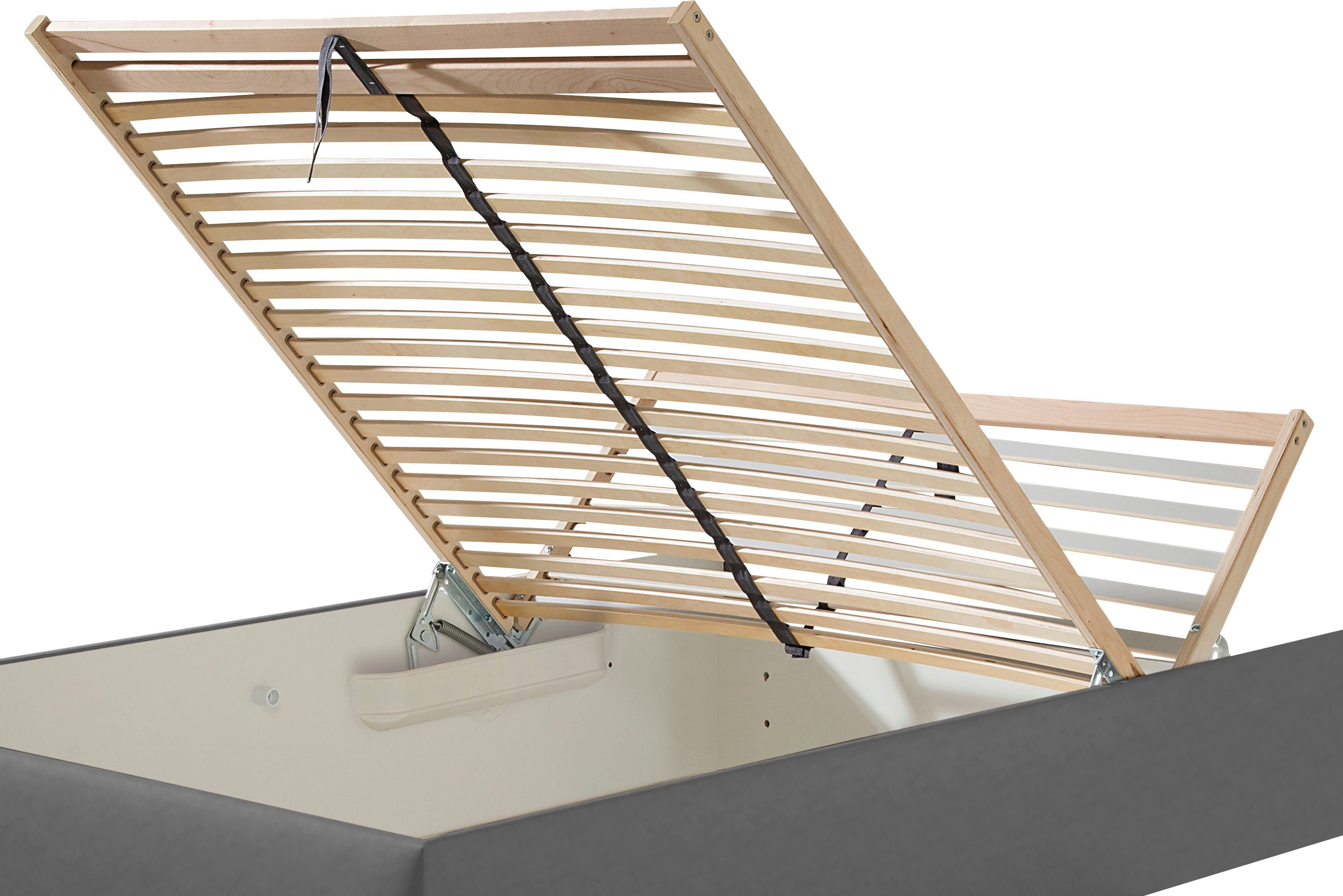 Maintal Gestoffeerd bed Madane naar keuze met matras in de hardheden h2, h3 of h4