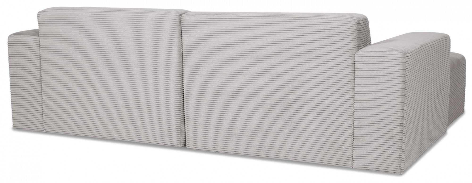 INOSIGN Hoekbank Koa, 228 cm, L-vorm, modulair bankstel, webstof, cord Designbank, zachte lounge-zitcomfort, golfondersteuning, tot aan de vloer