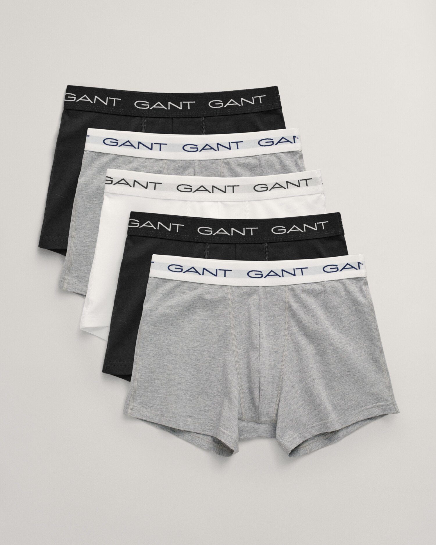 Gant Boxershort TRUNK 5-PACK met elastische gant-logobund (set, 5 stuks, 5)