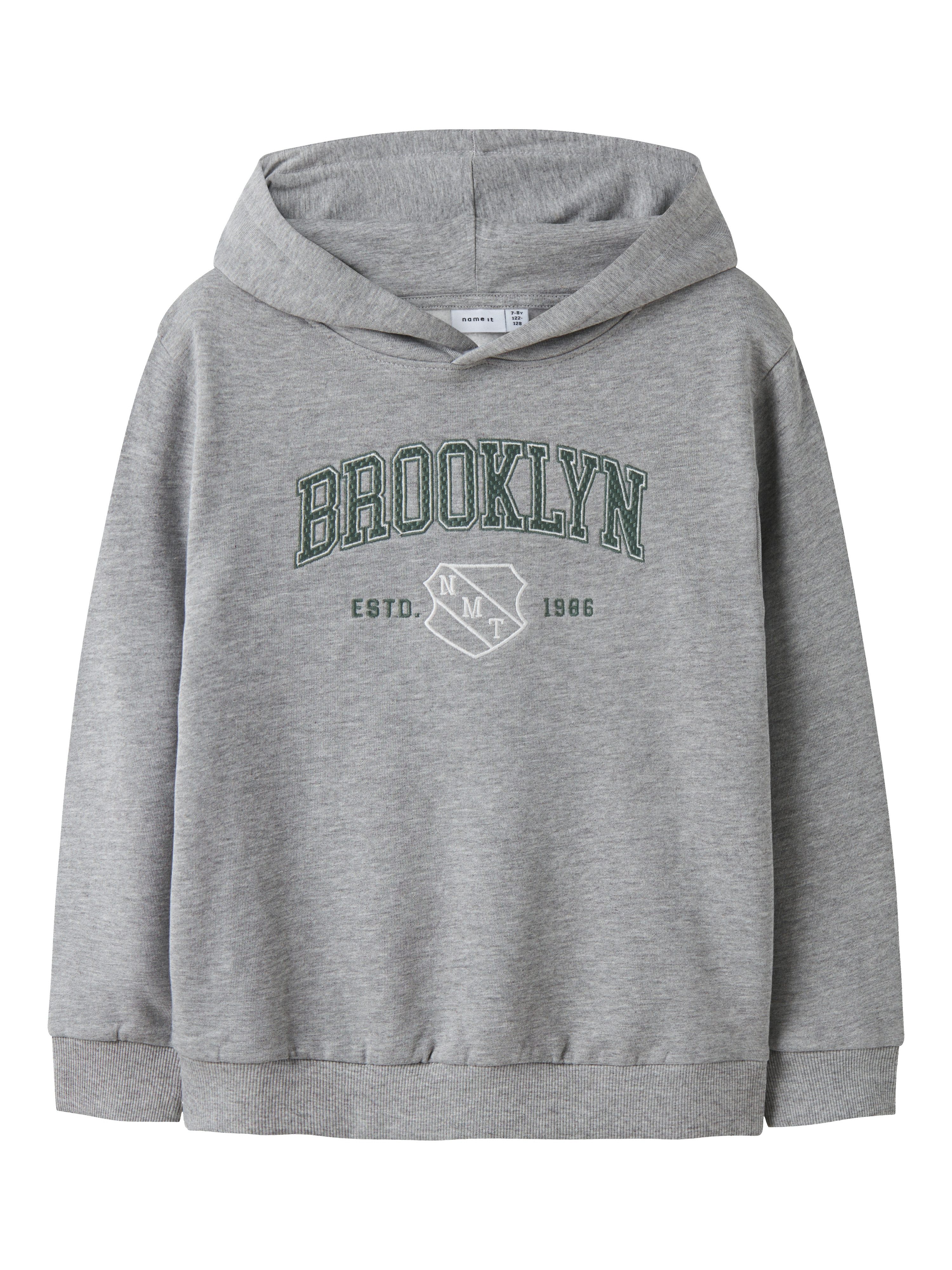 Name It Hoodie NKMNEWI LS NREG SWEAT WH BRU