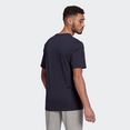adidas performance t-shirt essentials embroidered linear logo blauw