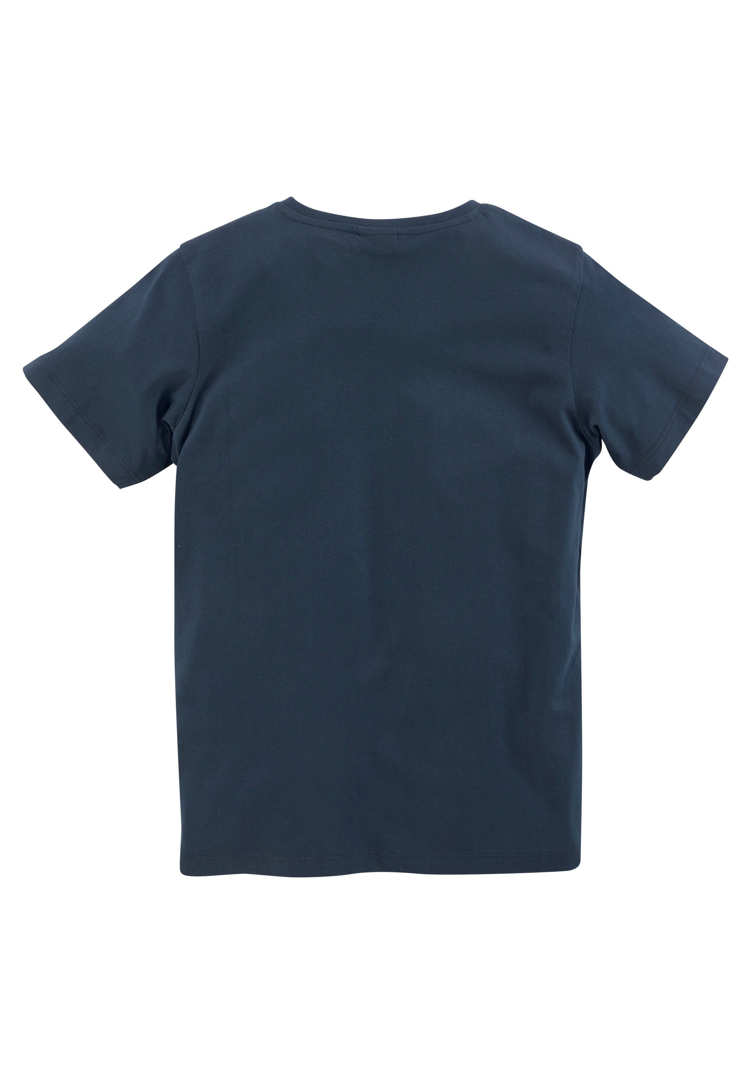 KIDSWORLD T-shirt ALLES BANANE Korte mouwen, basic pasvorm, bedrukt, ronde hals