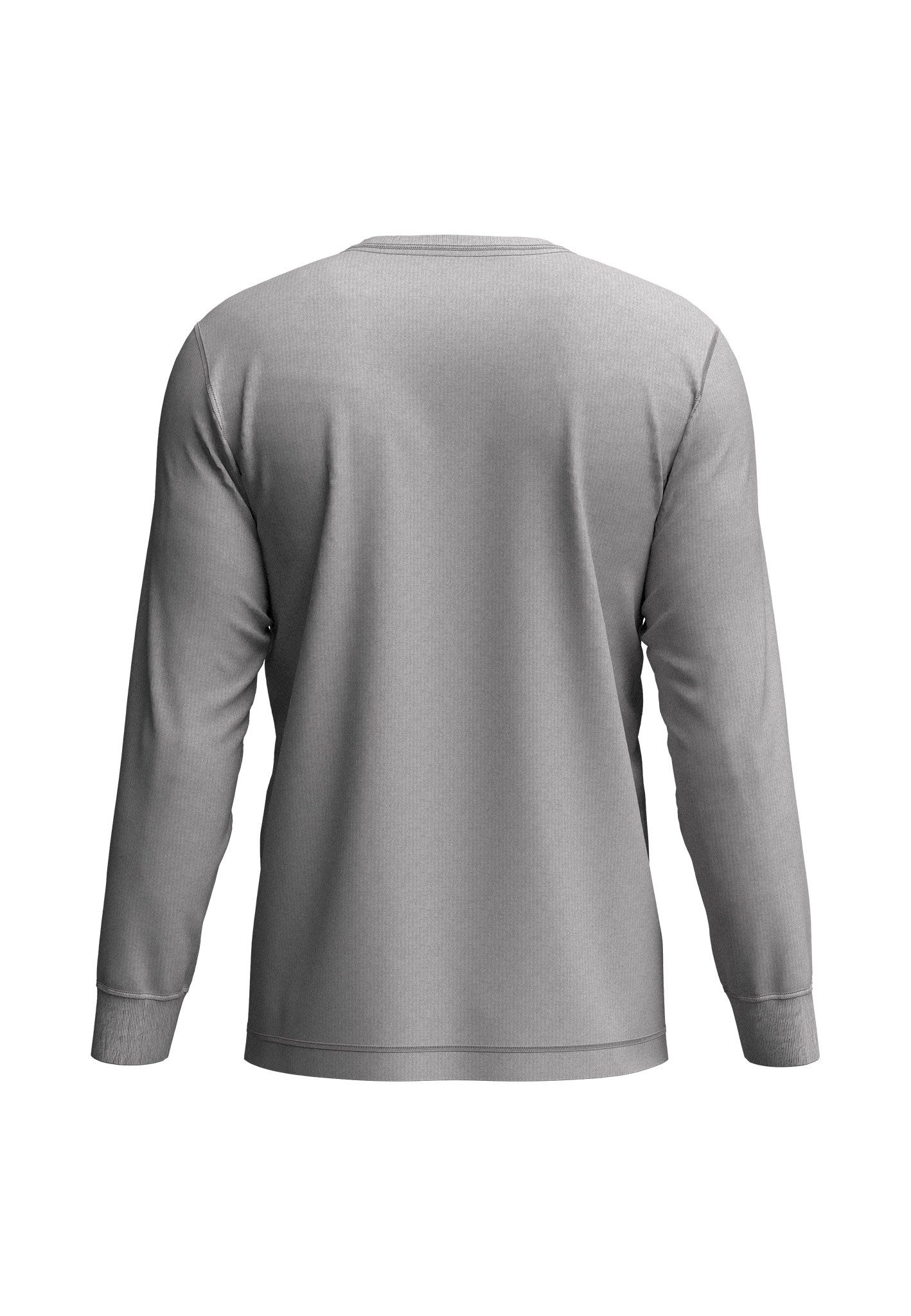 FYNCH-HATTON Shirt met lange mouwen met wafelstructuur