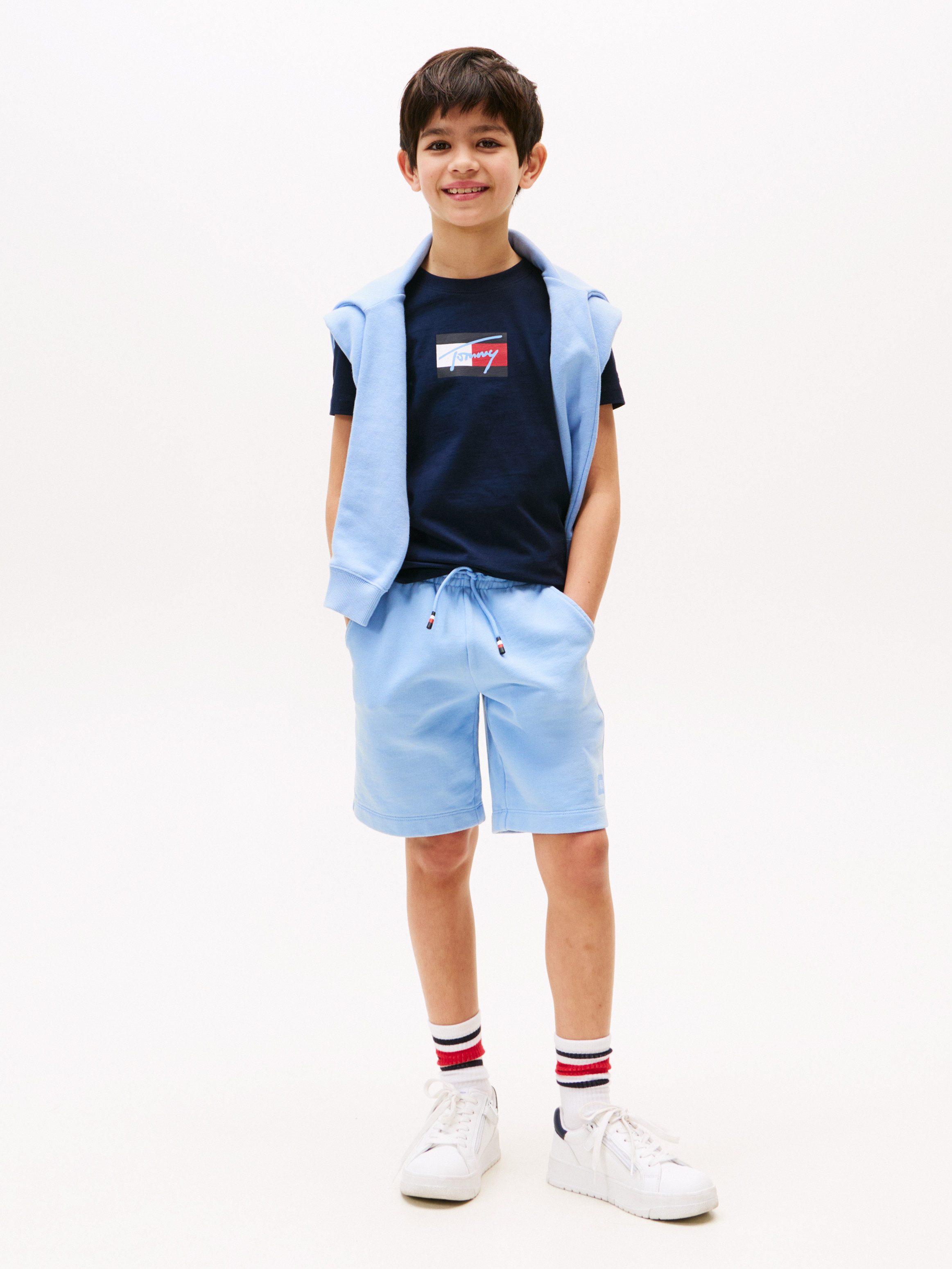 Tommy Hilfiger T-shirt TOMMY SCRIPT FLAG PRINT TEE SS