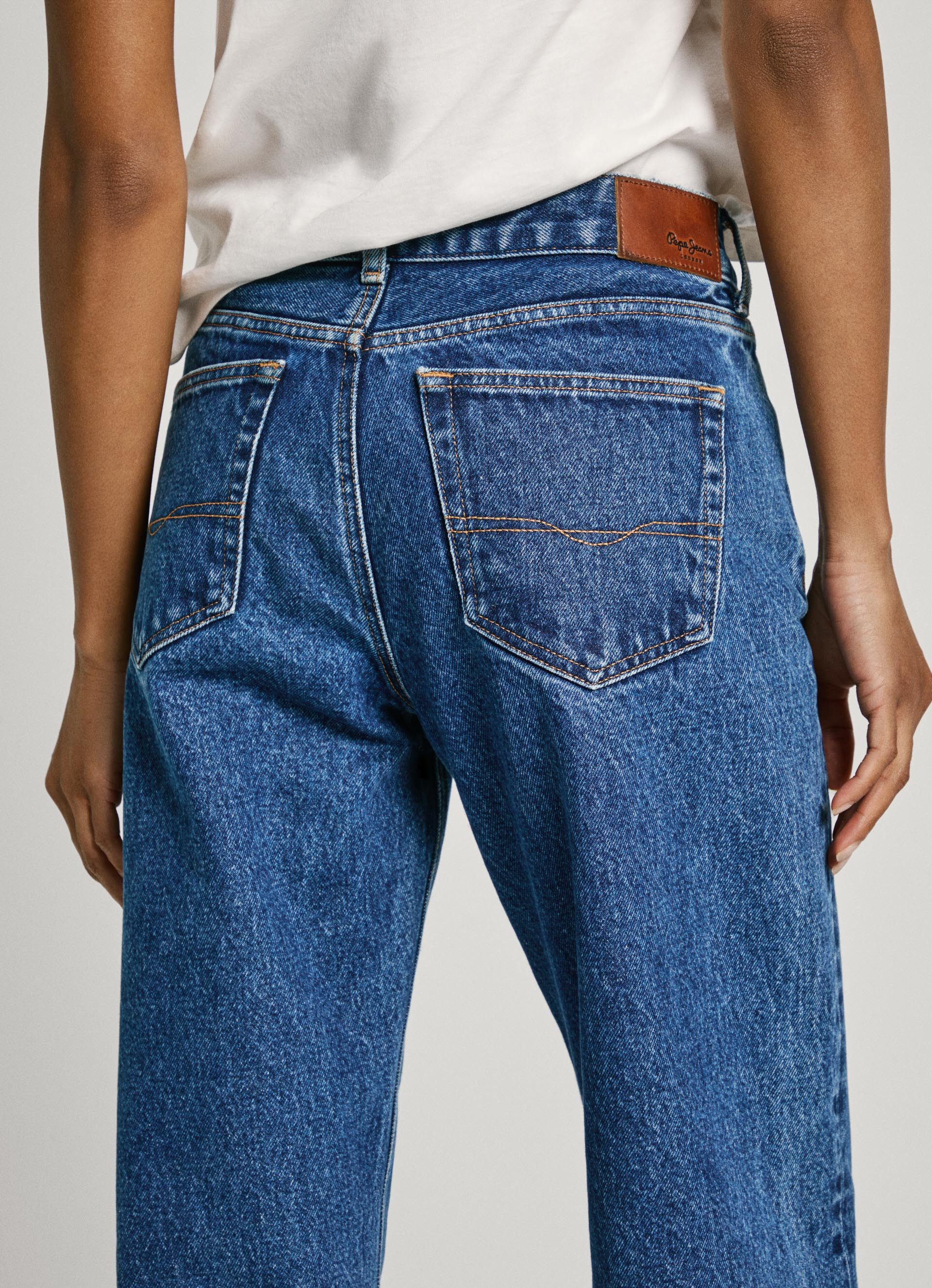Pepe Jeans Loose fit jeans LOOSE ST JEANS HW met rechte, brede pijp