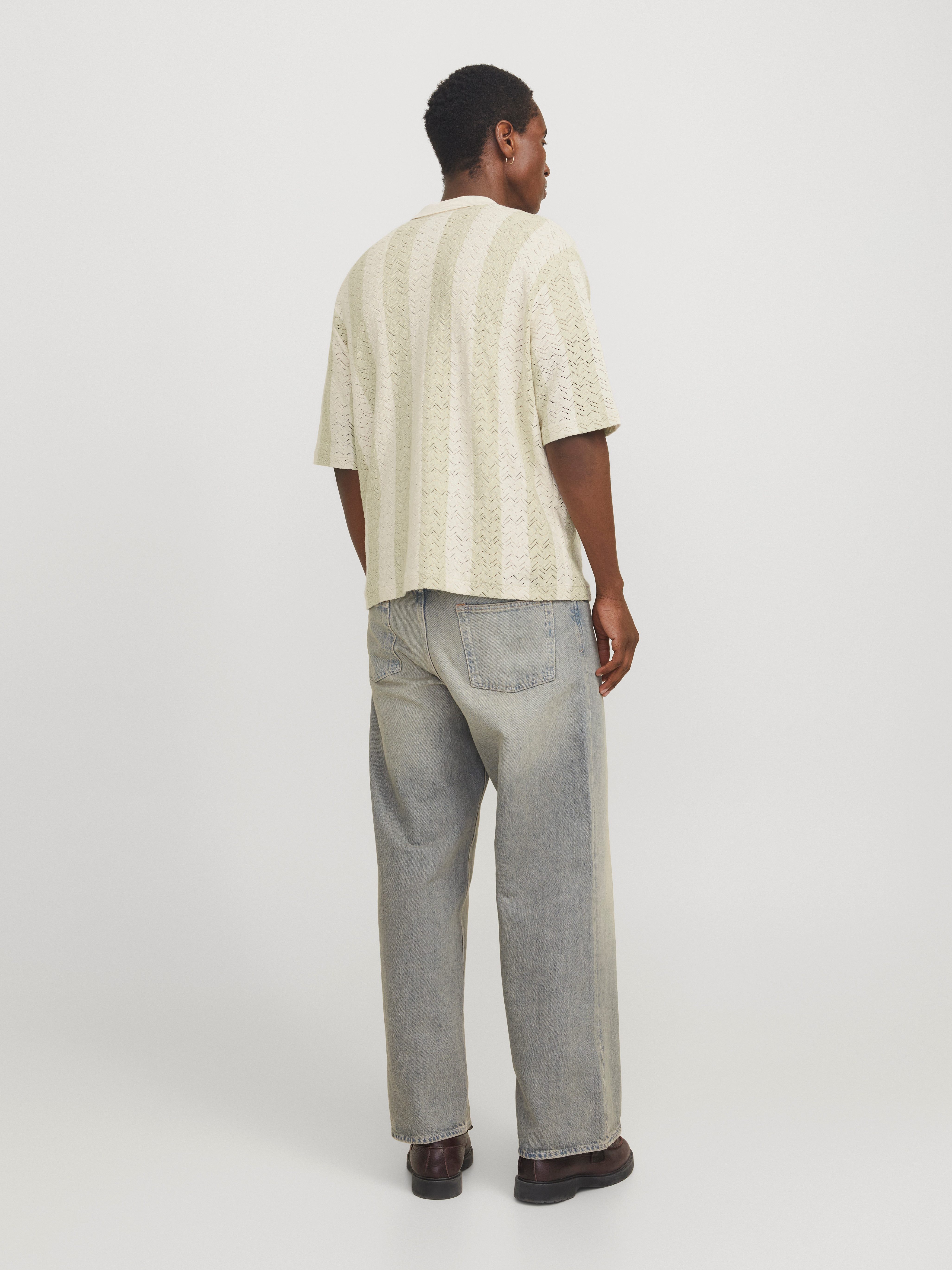 Jack & Jones Trui met polokraag JORTYLER KNIT SS POLO SN
