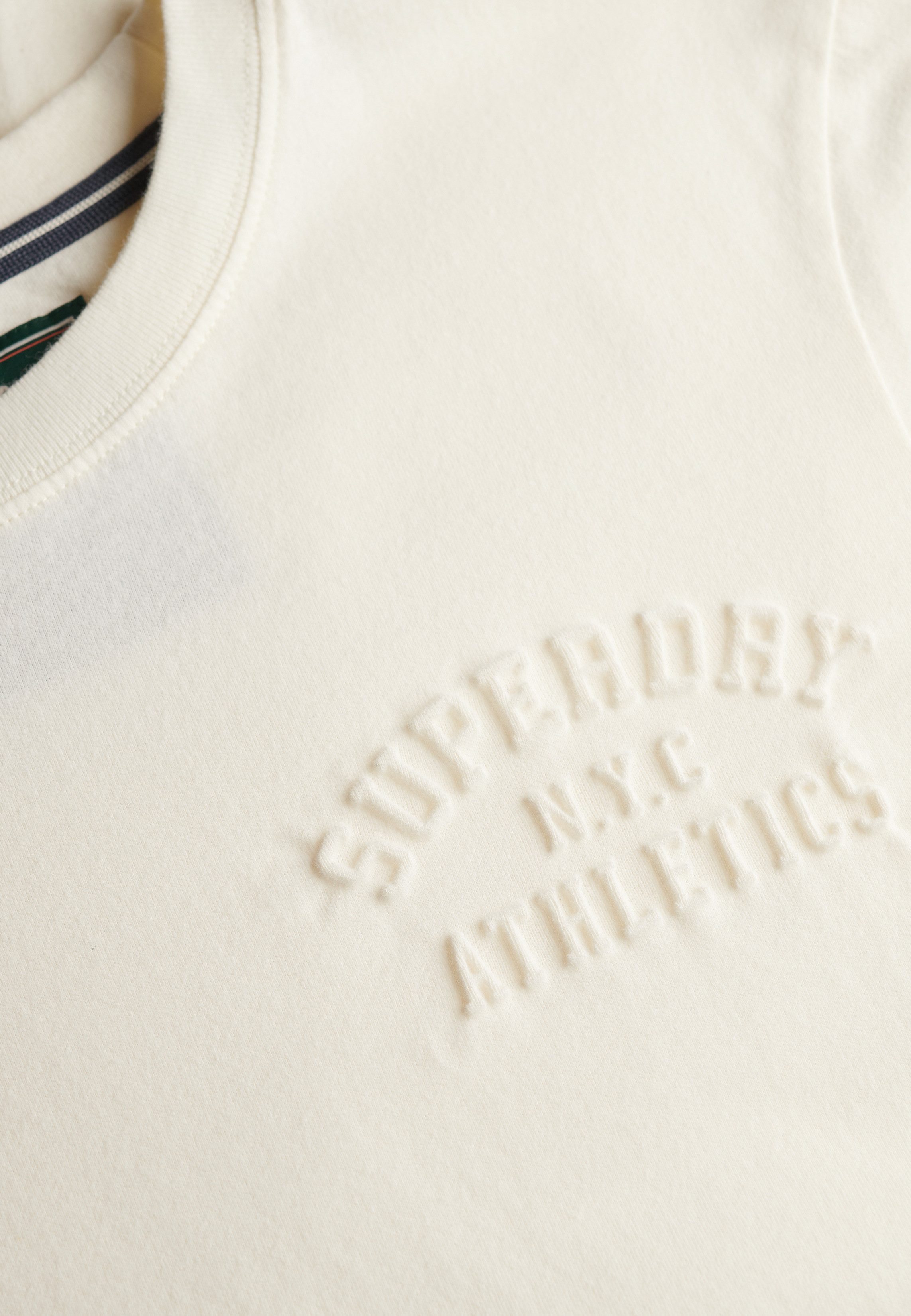 Superdry Shirt met ronde hals ATHLETIC EMBOSS RELAXED TEE