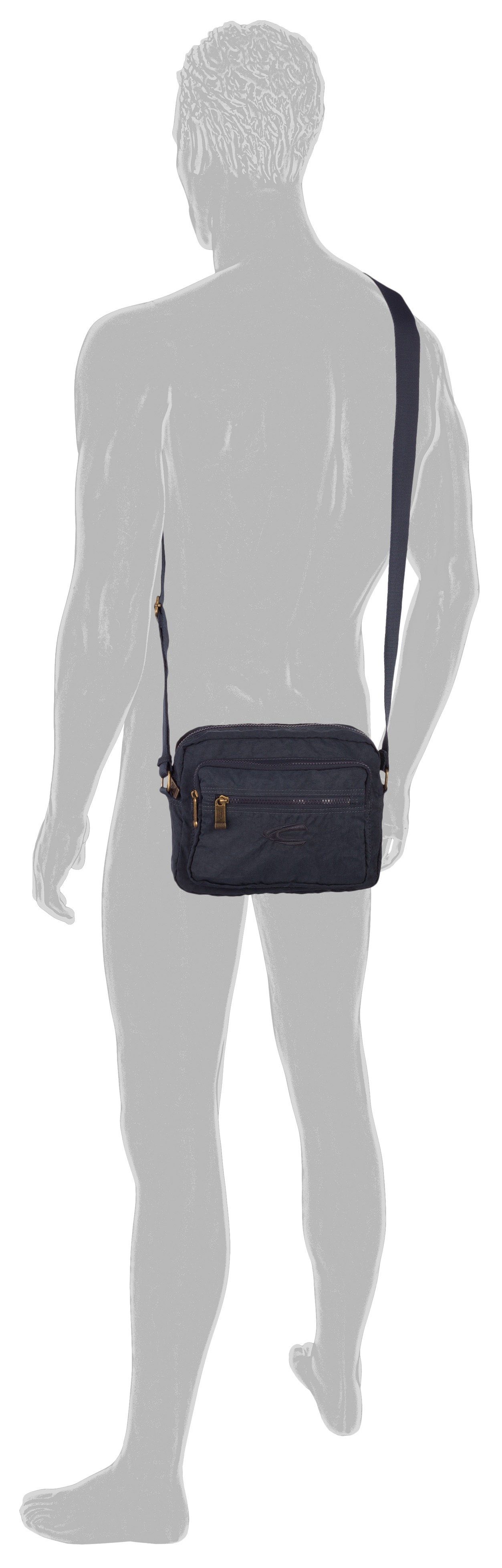 camel active Schoudertas Journey van licht robuust nylon, functioneel perfect voor alle levensomstandigheden