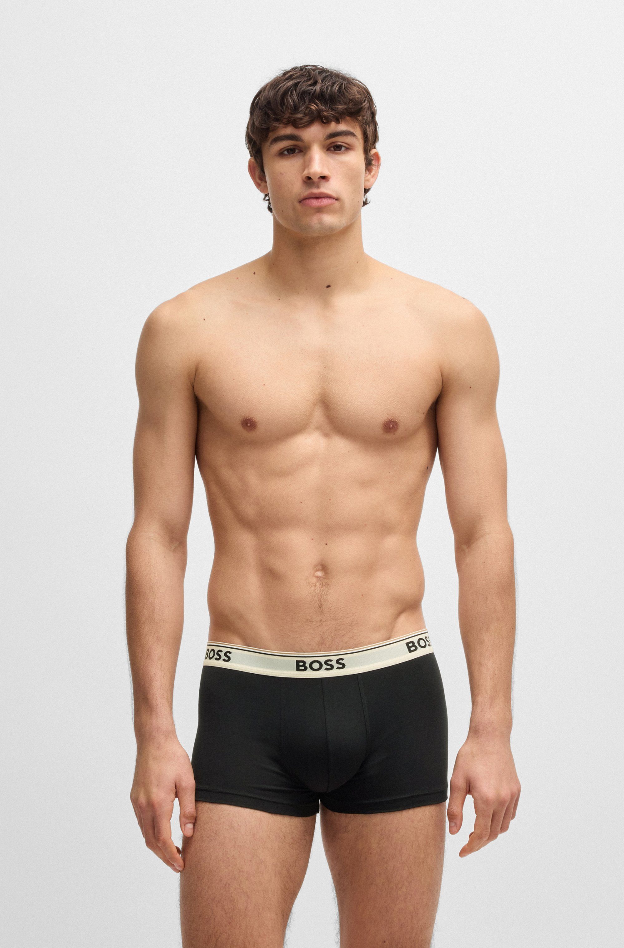 BOSS Trunk 3P Power met boss opdruk op de tailleband (set, 3 stuks)