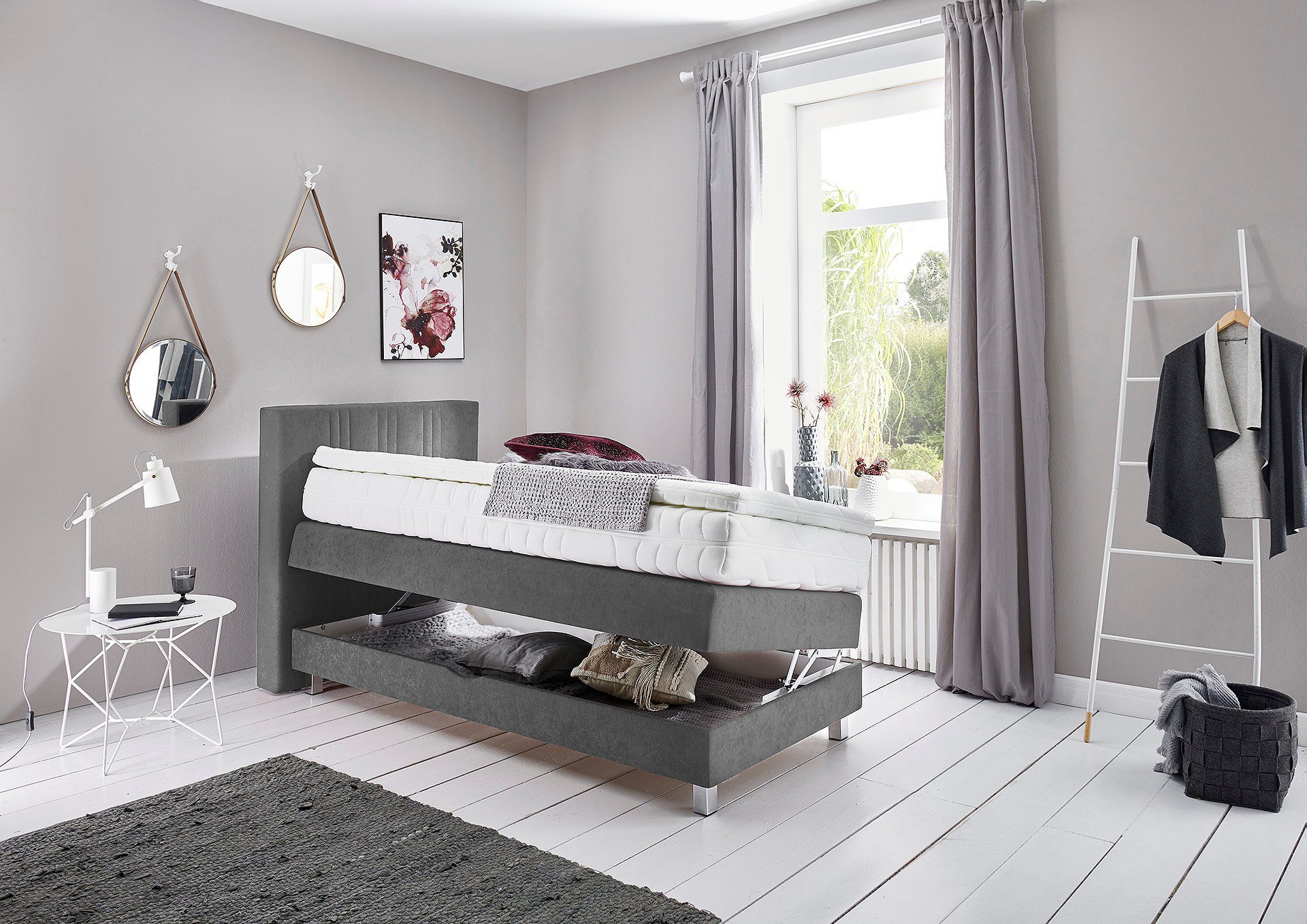 Westfalia Polsterbetten Boxspring naar keuze met bedkist en topmatras
