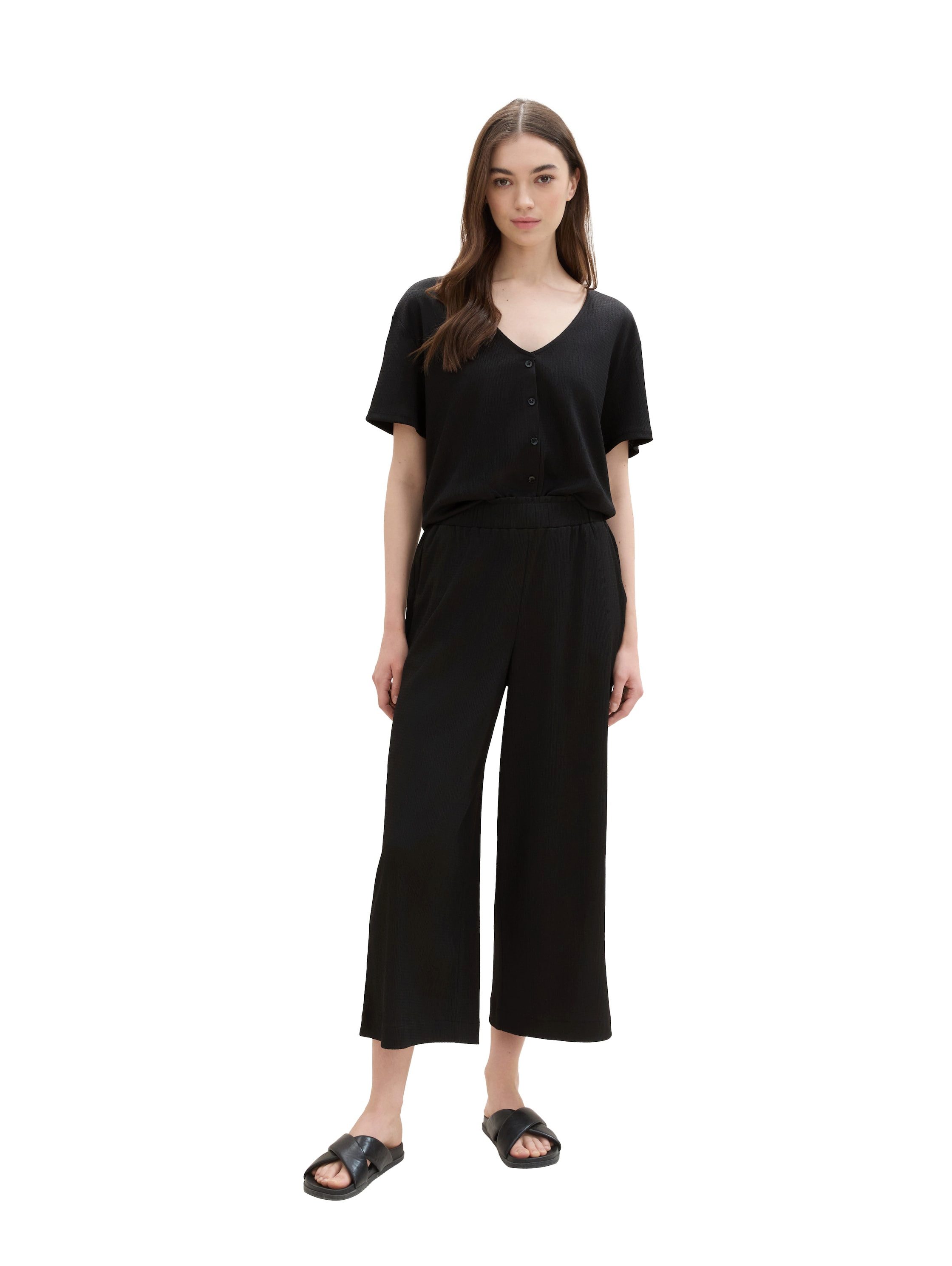 Tom Tailor Denim Culotte met gestreept patroon