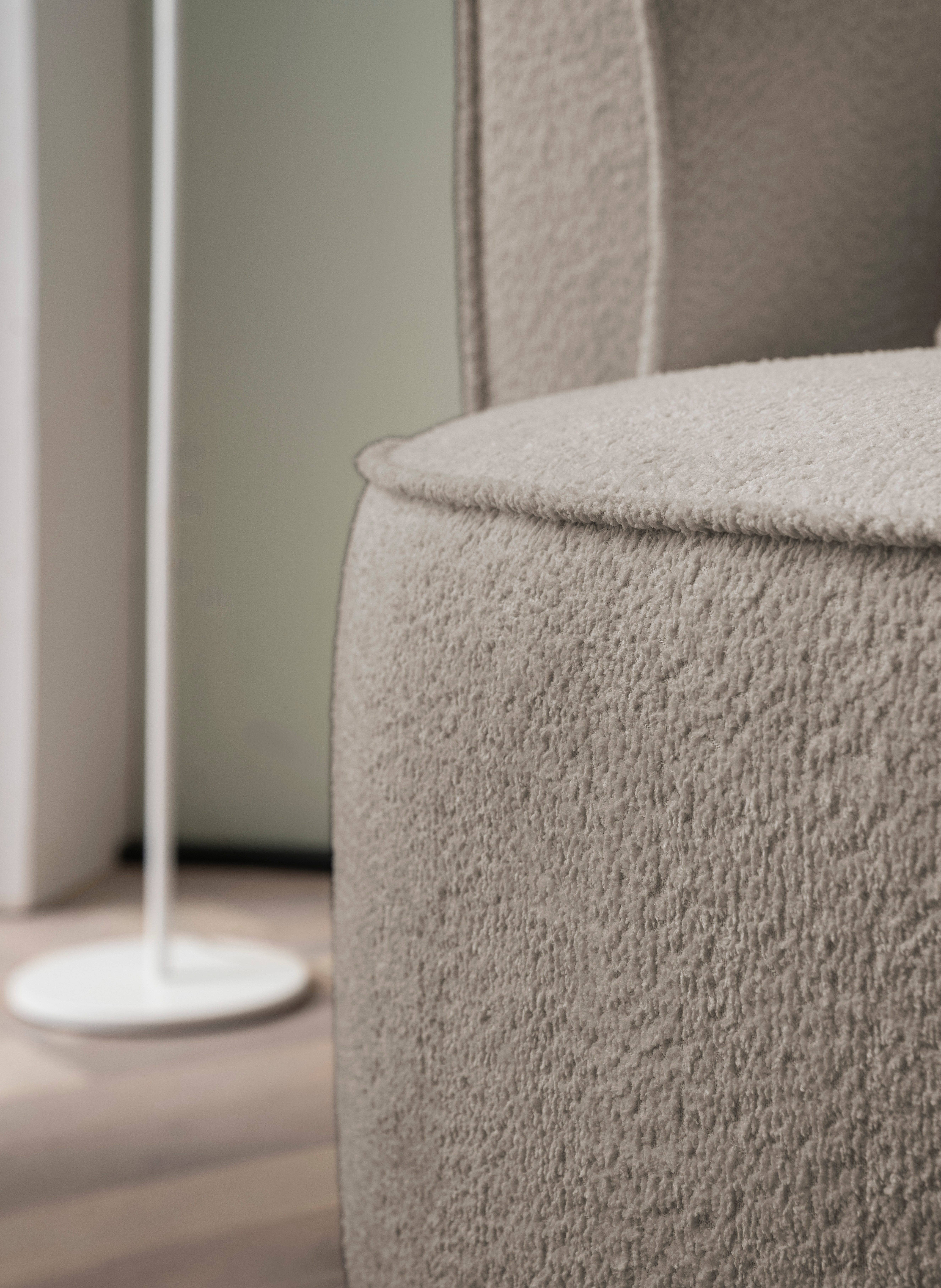 LeGer Home by Lena Gercke XXL-fauteuil Isalie, ronde stoel met voetensteun, leesstoel, loveseat, grote stoel (set)