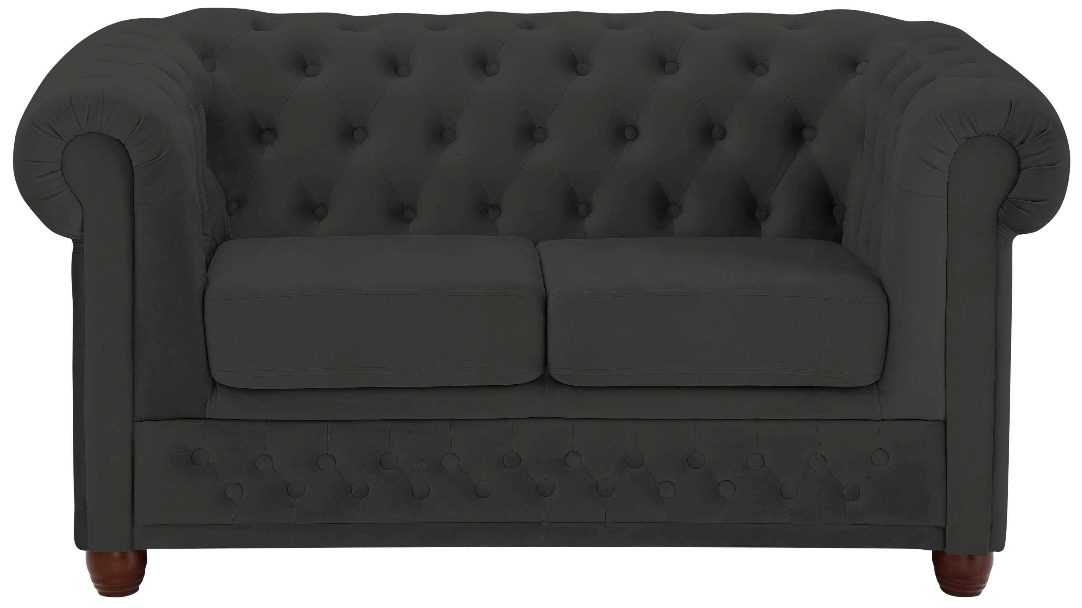 Home affaire Chesterfield-bank New Castle met hoogwaardige capitonnage in chesterfield-design, bxdxh: 148x86x72