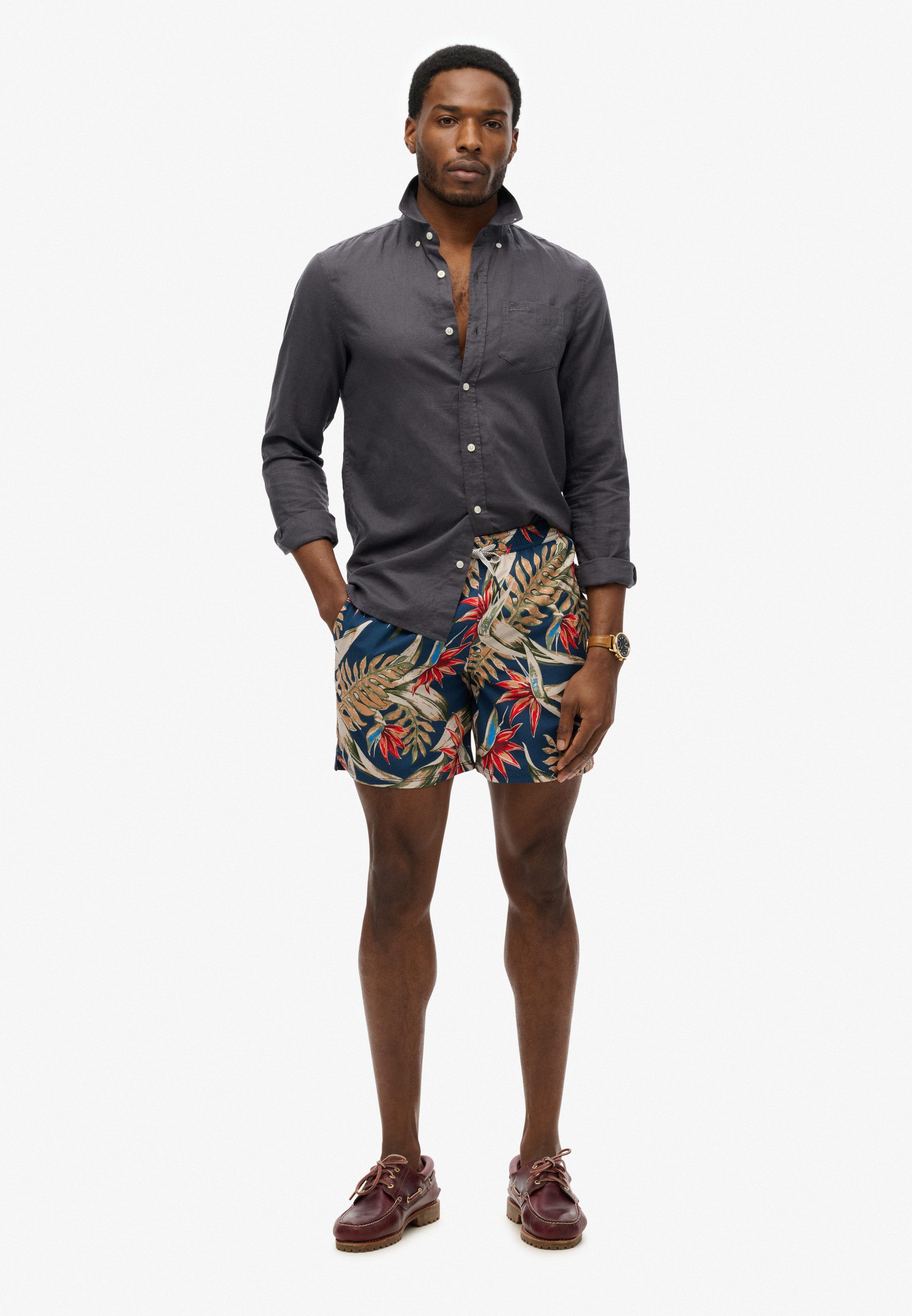 Superdry Zwemshort HAWAIIAN PRINT 17 SWIM SHORT