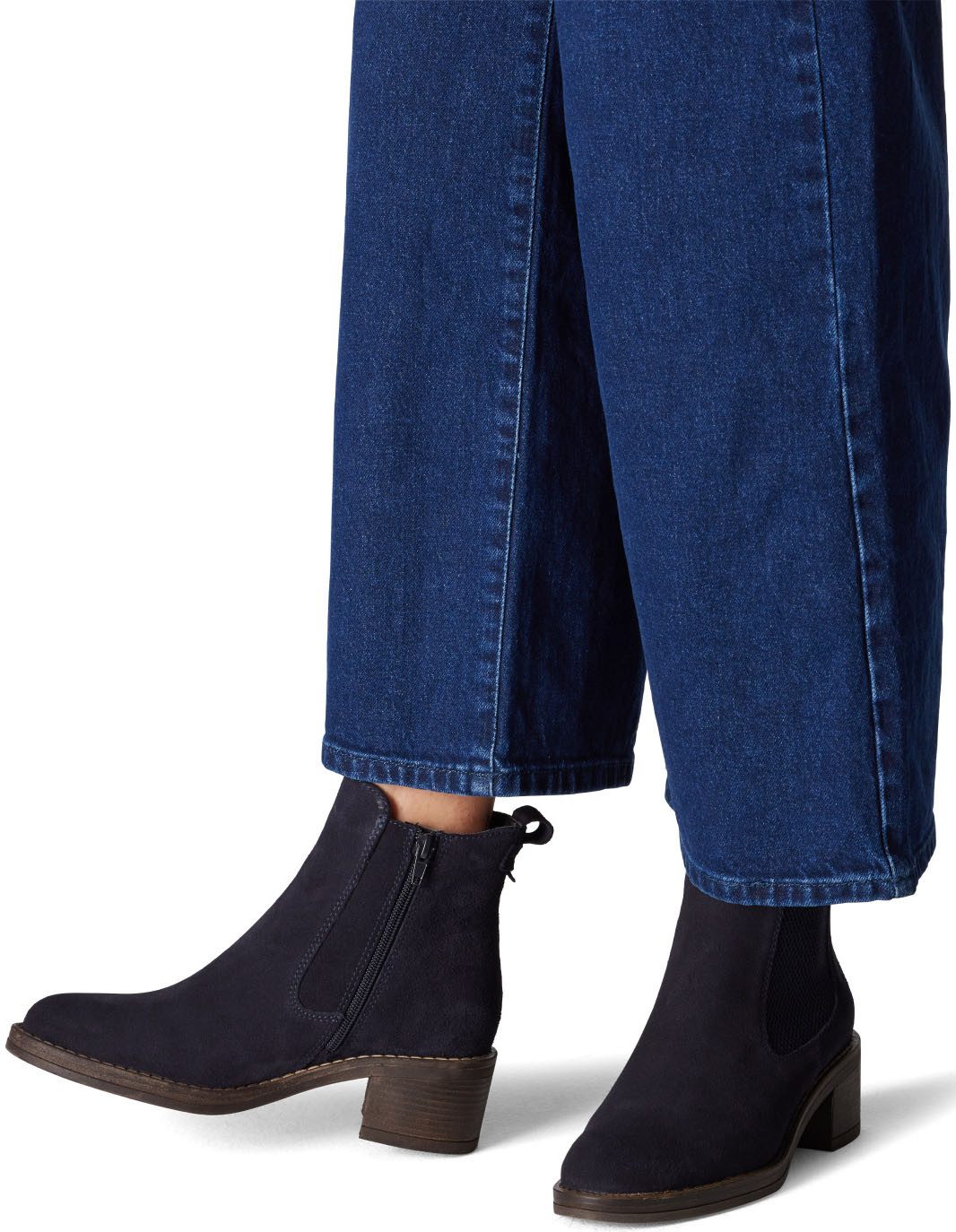 Tamaris Chelsea-boots hakken, enkellaars, zakelijke schoen met touch it-uitrusting