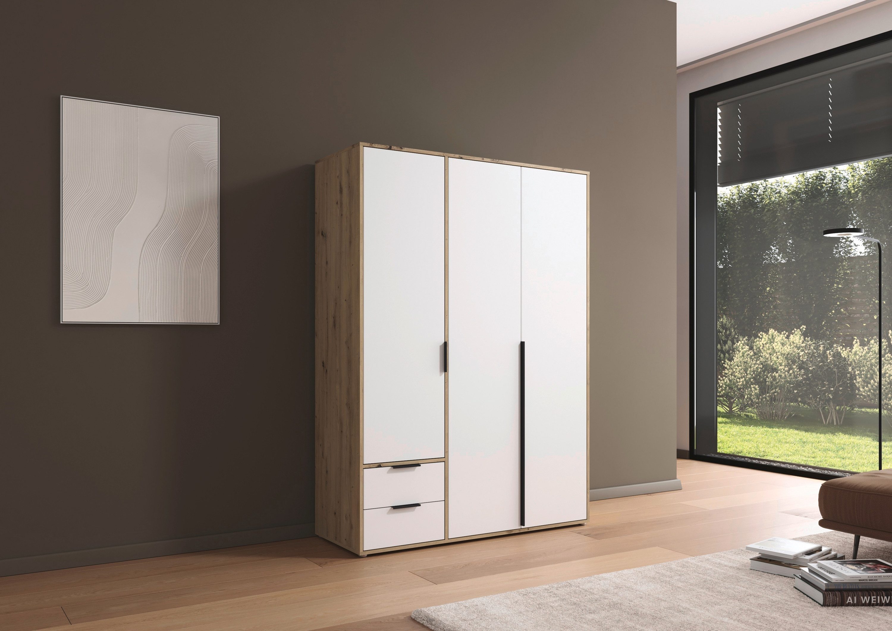 rauch Draaideurkast Kledingkast Kast Garderobe Wasmand NAGATA veel Opbergruimte