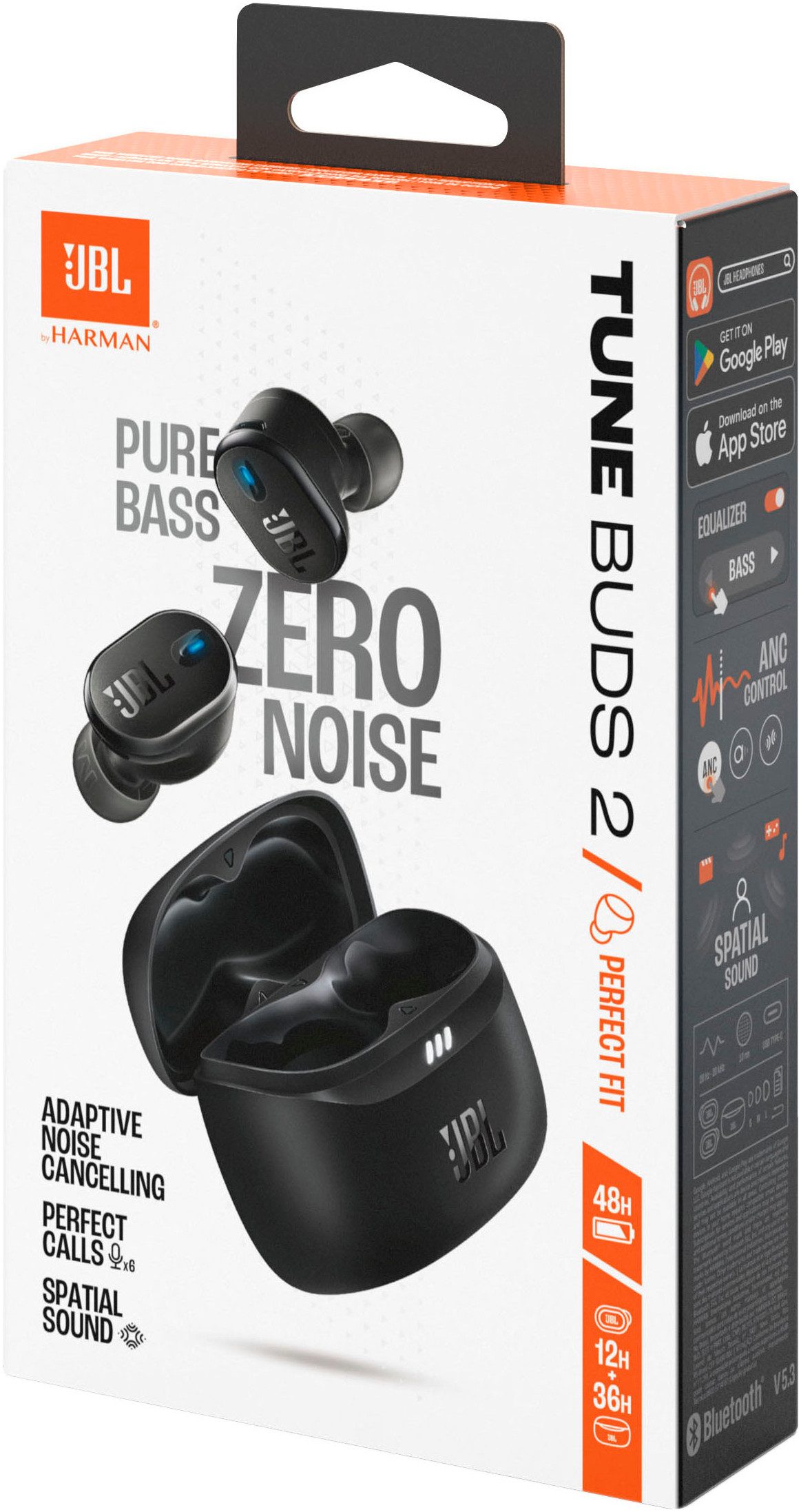 JBL Draadloze in-ear hoofdtelefoon TUNE BUDS 2