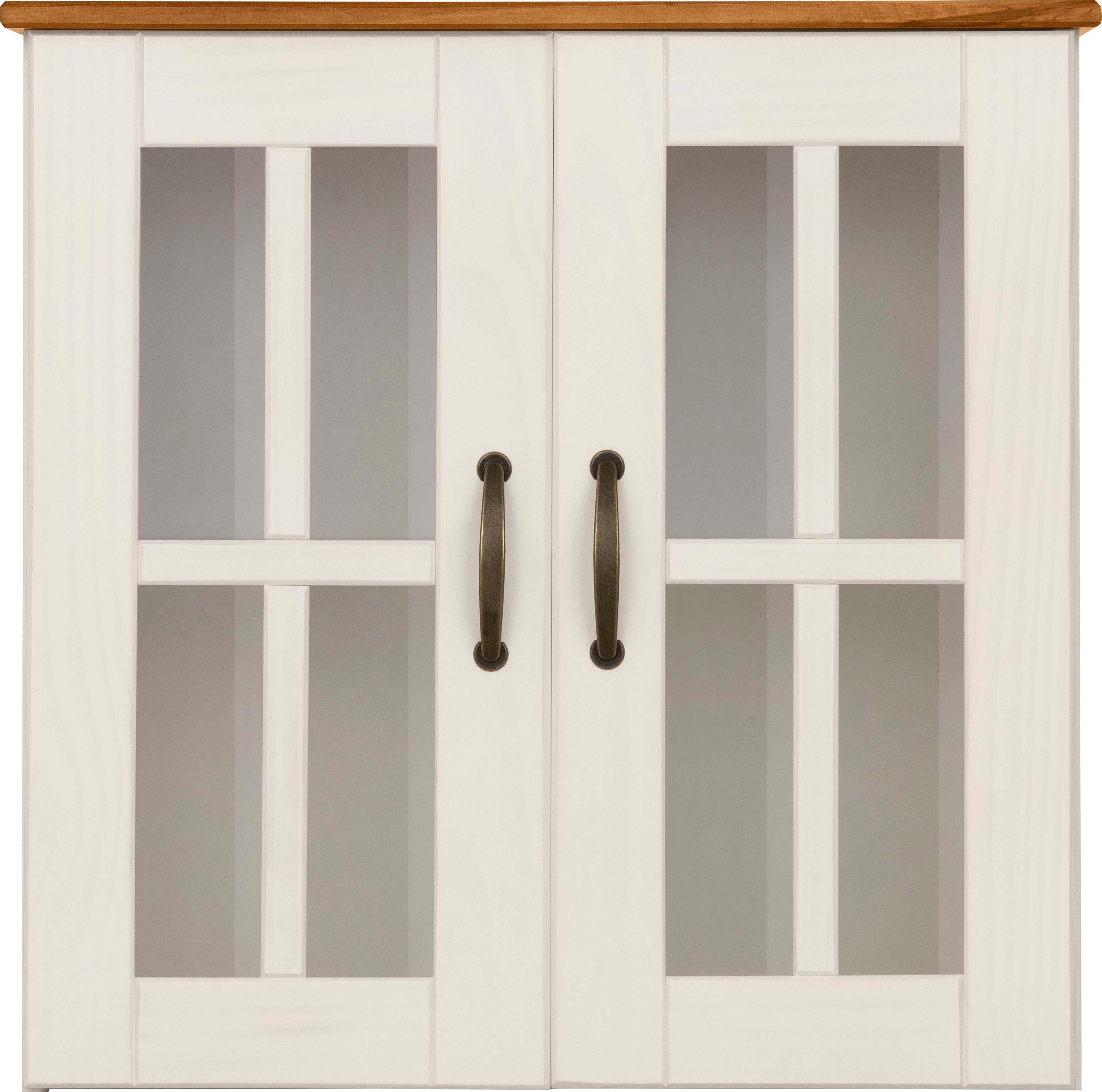 Home affaire Hangend kastje Rodby Massief, FSC®-gecertificeerd hout, grepen metaal, breedte 60 cm, hoogte 60 cm