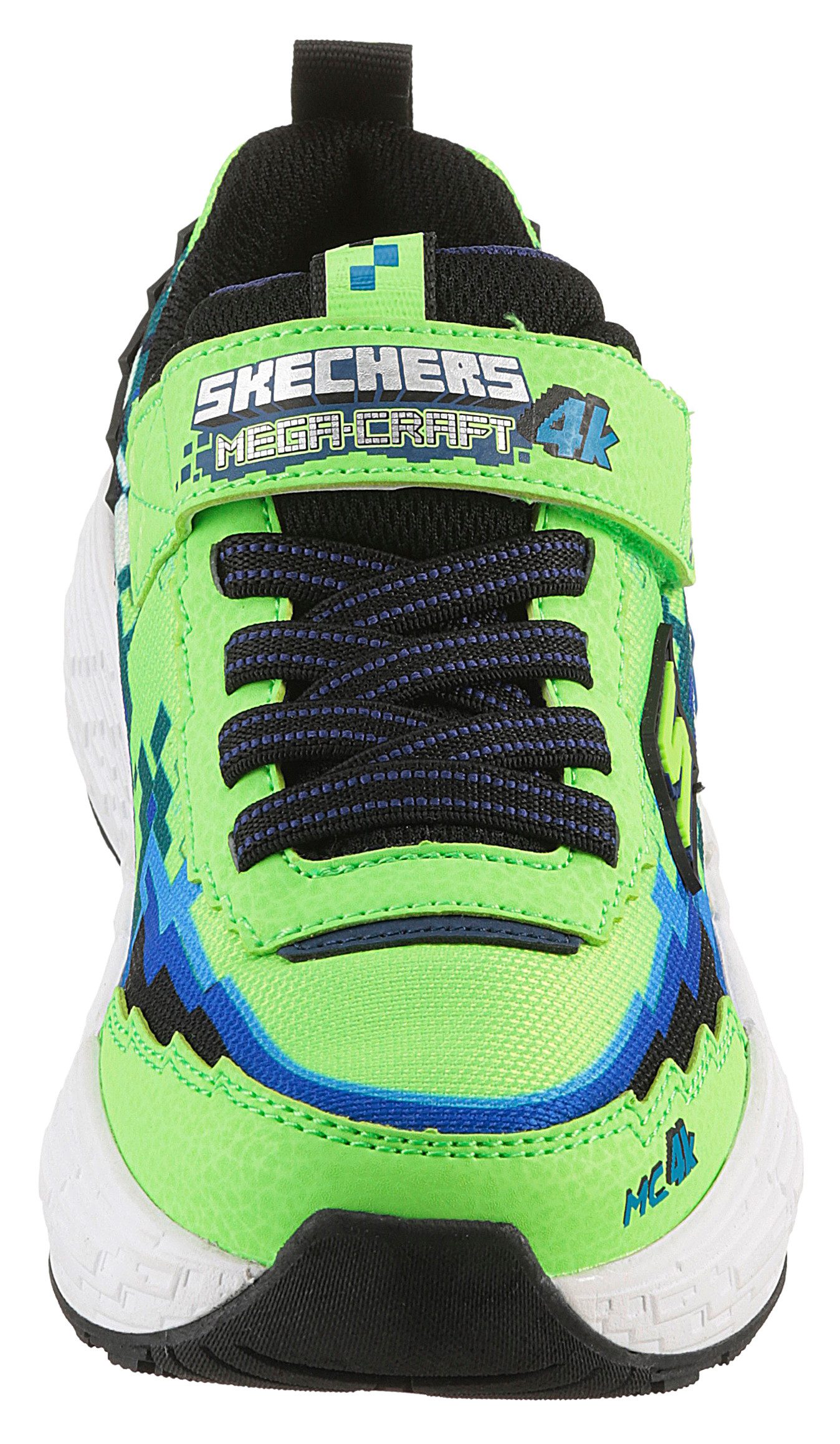 Skechers Sneakers MEGA-CRAFT 4K , klittenbandschoen in coole pixel-look, maat sjabloon te downloaden